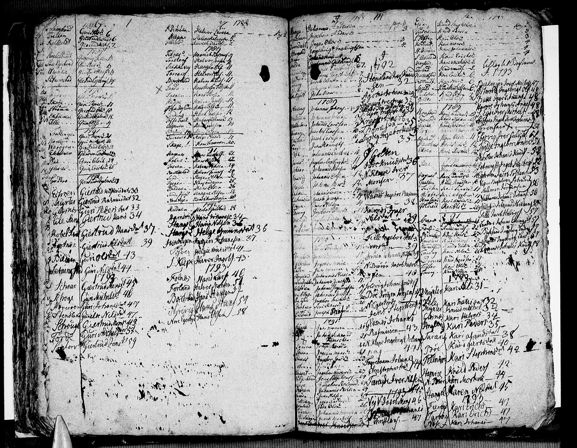 Sund sokneprestembete, AV/SAB-A-99930: Parish register (official) no. A 6, 1787-1798