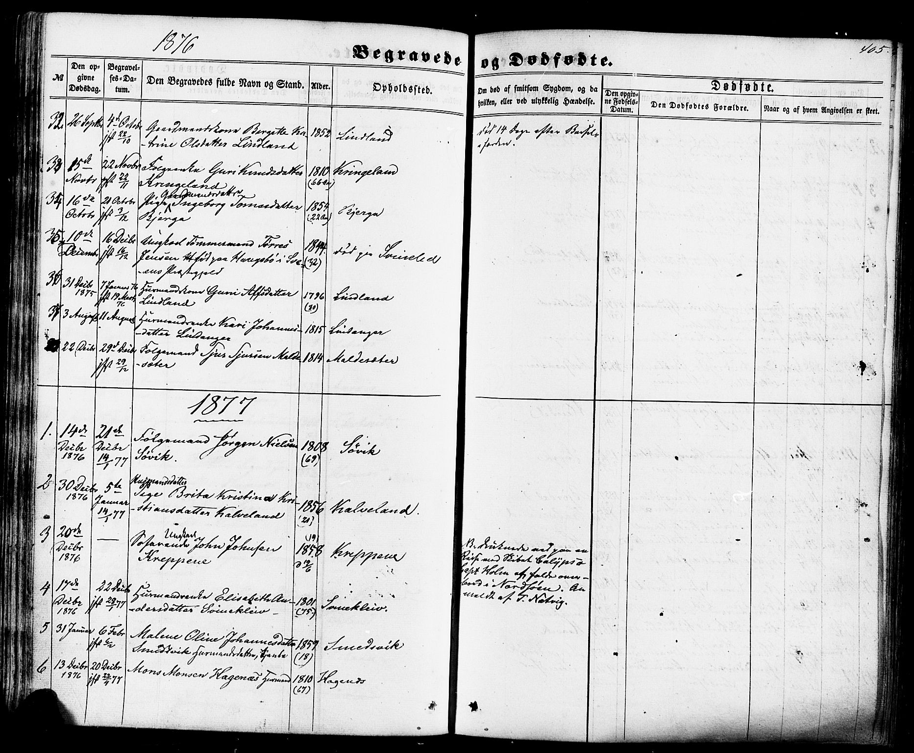 Skjold sokneprestkontor, AV/SAST-A-101847/H/Ha/Haa/L0008: Parish register (official) no. A 8, 1856-1882, p. 405