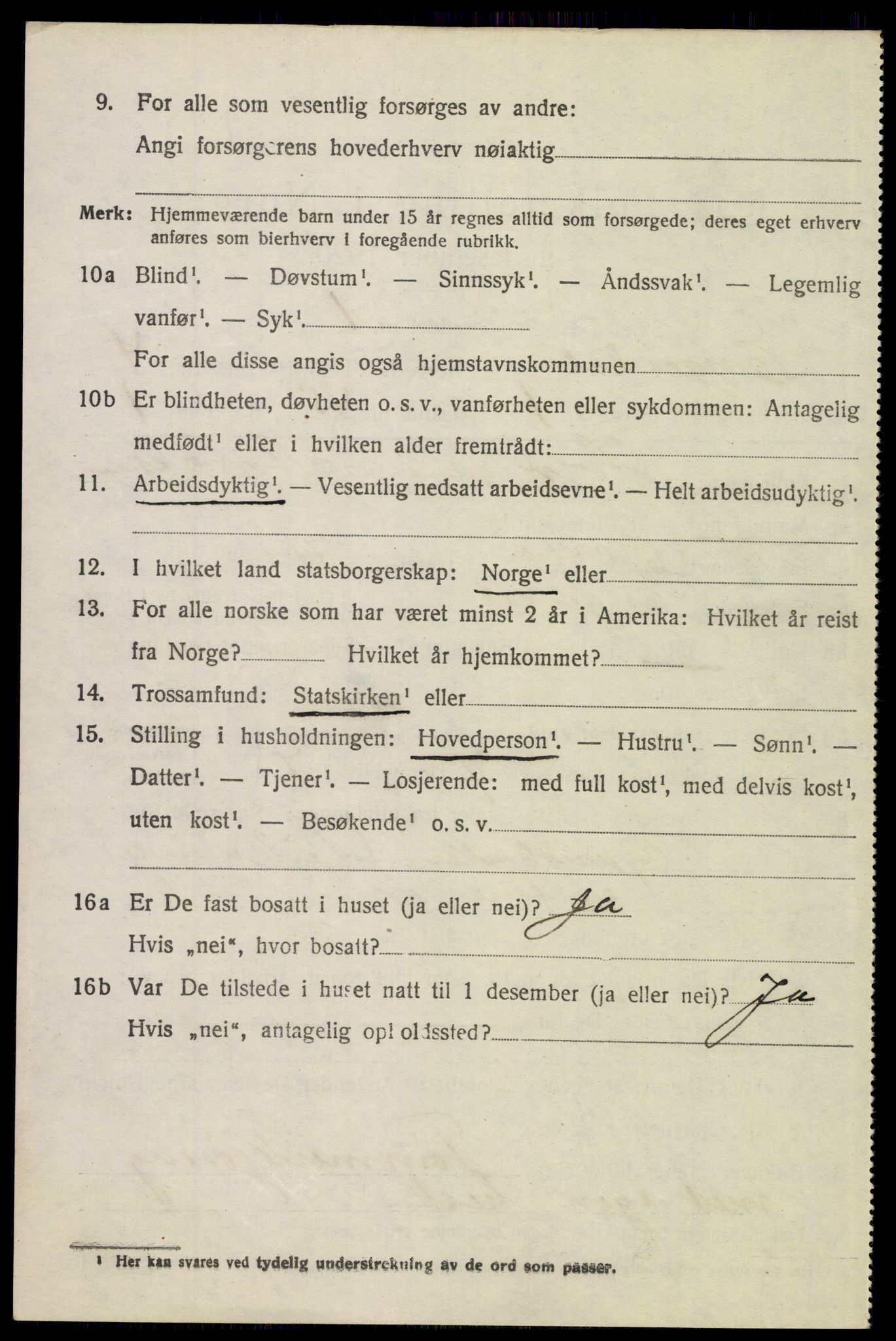 SAH, 1920 census for Engerdal, 1920, p. 2246