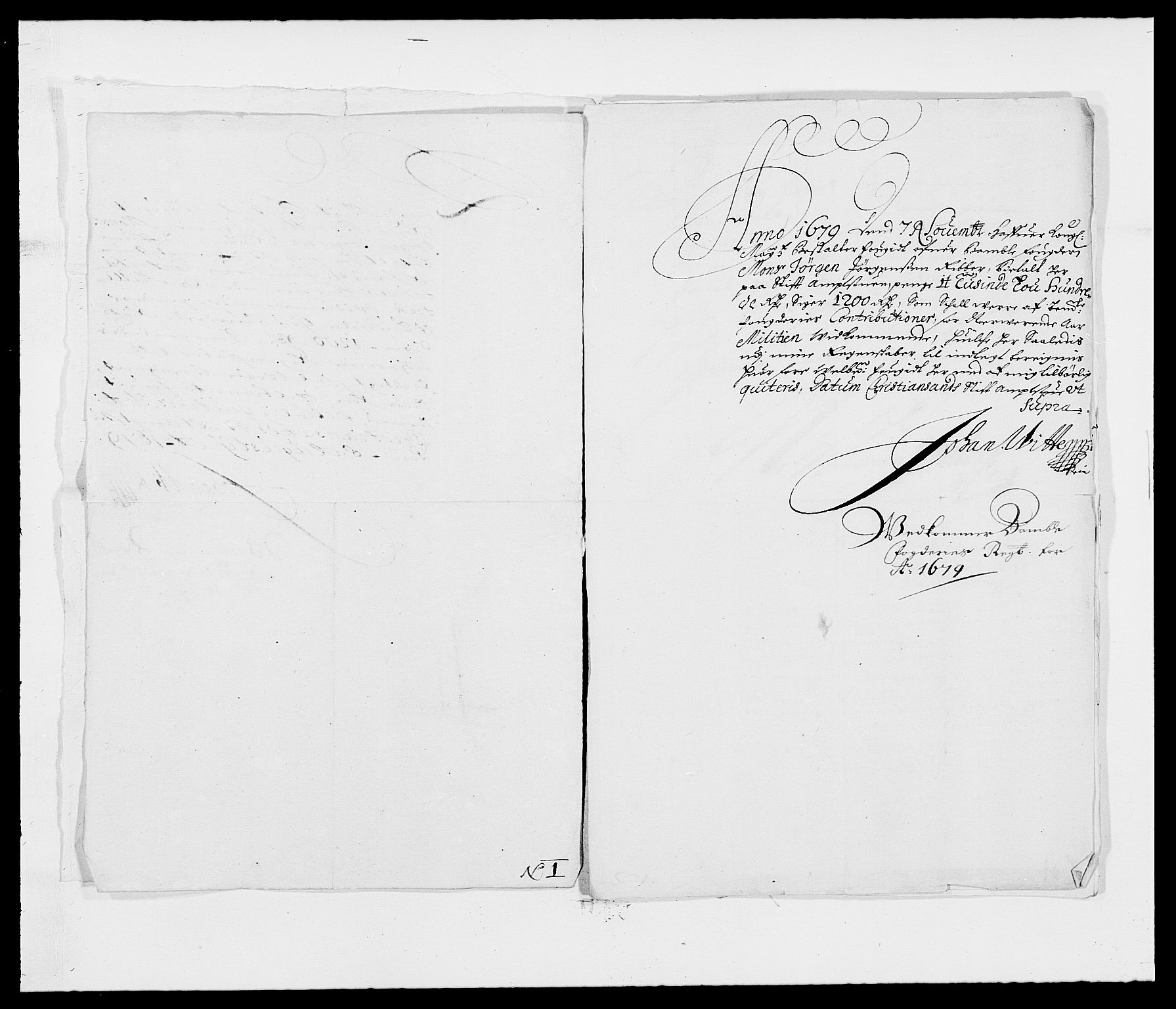Rentekammeret inntil 1814, Reviderte regnskaper, Fogderegnskap, RA/EA-4092/R34/L2044: Fogderegnskap Bamble, 1678-1679, p. 429