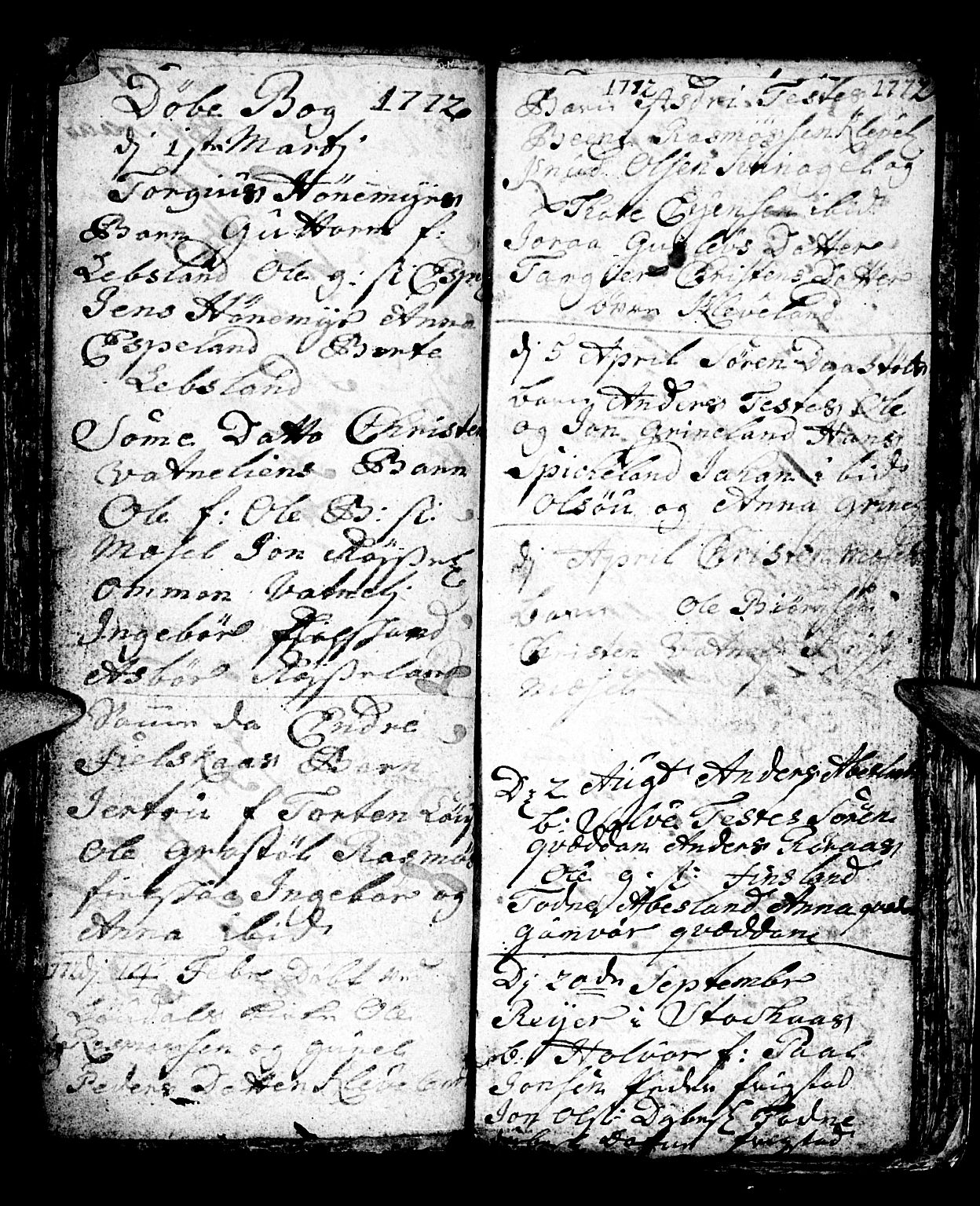 Bjelland sokneprestkontor, AV/SAK-1111-0005/F/Fb/Fbb/L0001: Parish register (copy) no. B 1, 1732-1782, p. 96