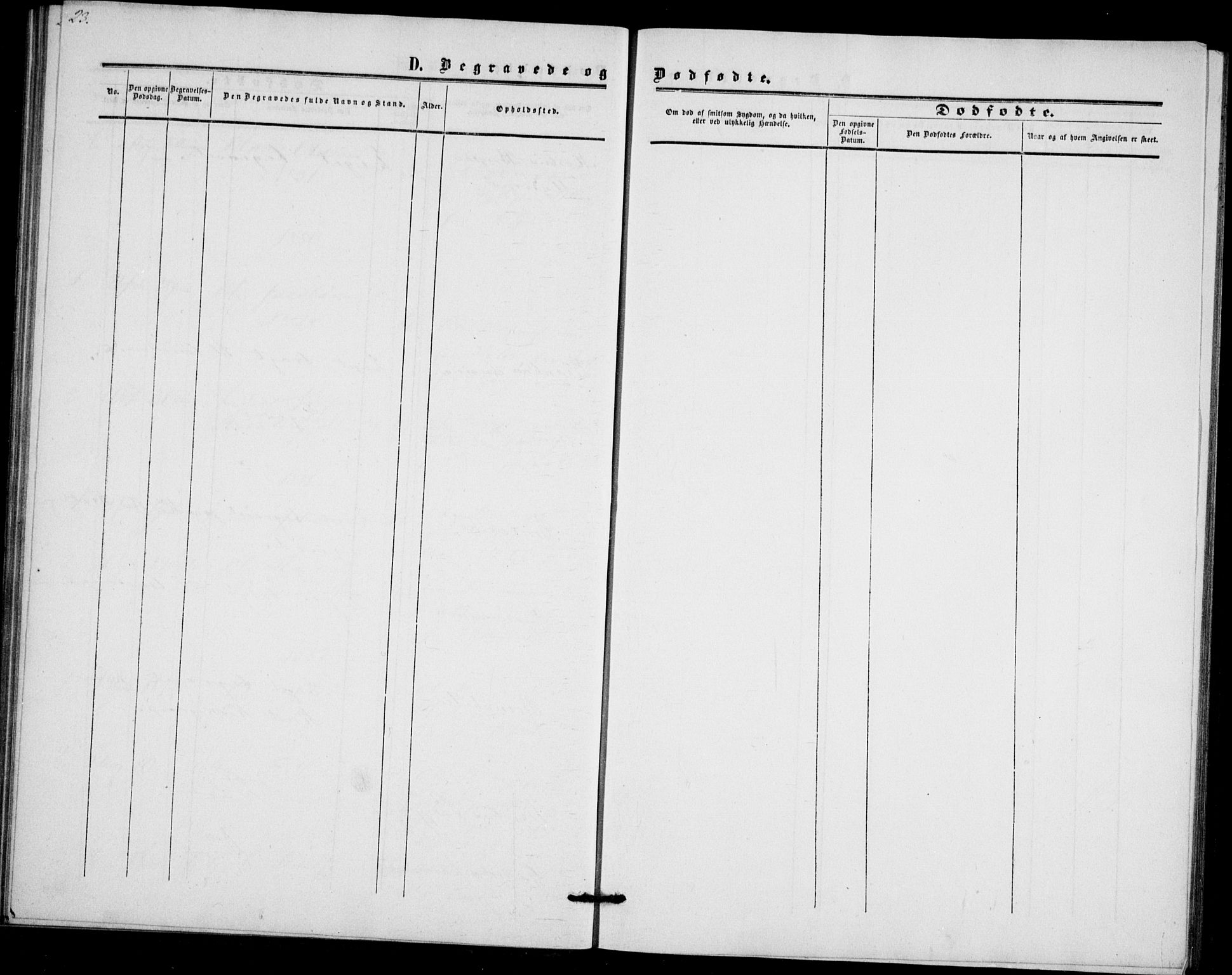 Akershus festnings slaveri Kirkebøker, AV/SAO-A-10841/F/Fa/L0002: Parish register (official) no. 2, 1852-1883, p. 23