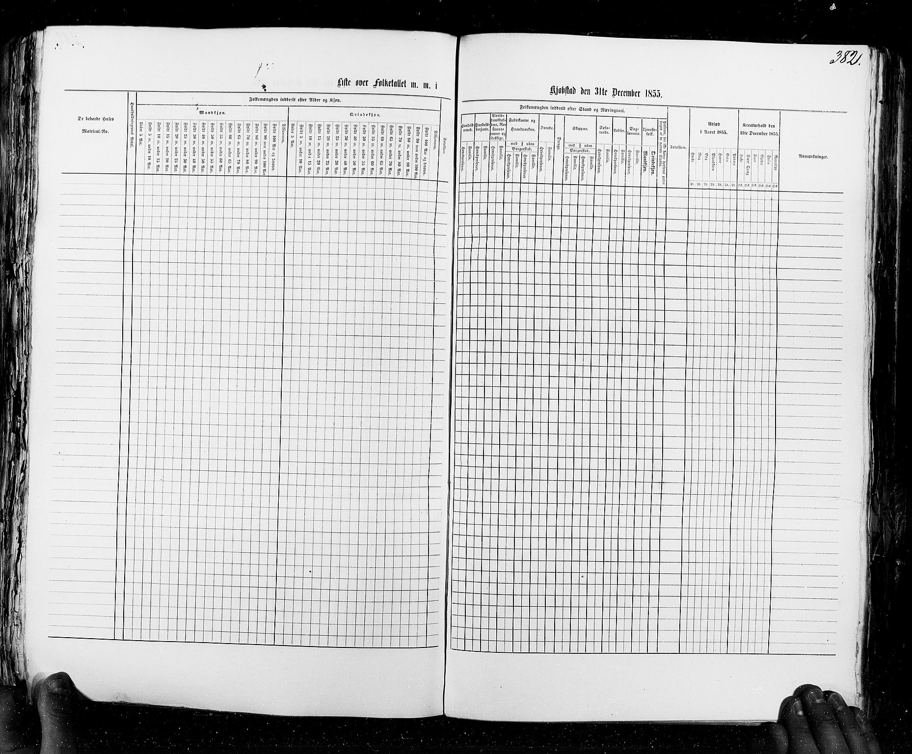 RA, Census 1855, vol. 8: Risør-Vadsø, 1855, p. 382