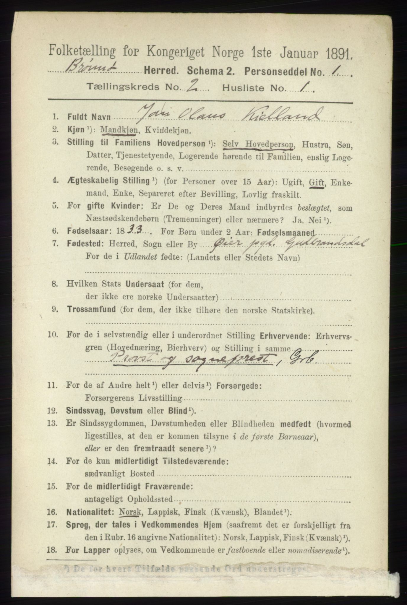 RA, 1891 census for 1814 Brønnøy, 1891, p. 806