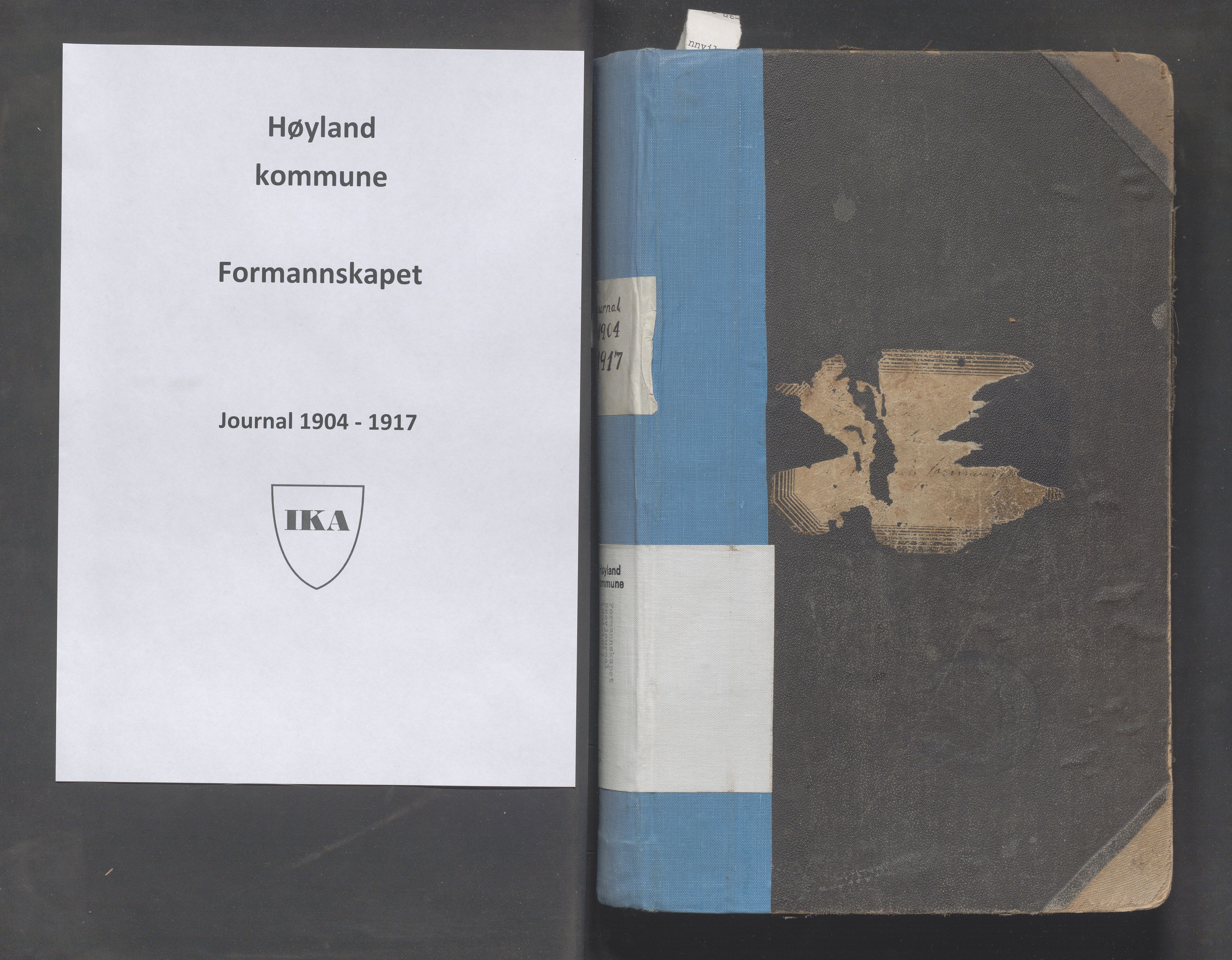 Høyland kommune - Formannskapet, IKAR/K-100046/C/L0003: Journal, 1904-1917