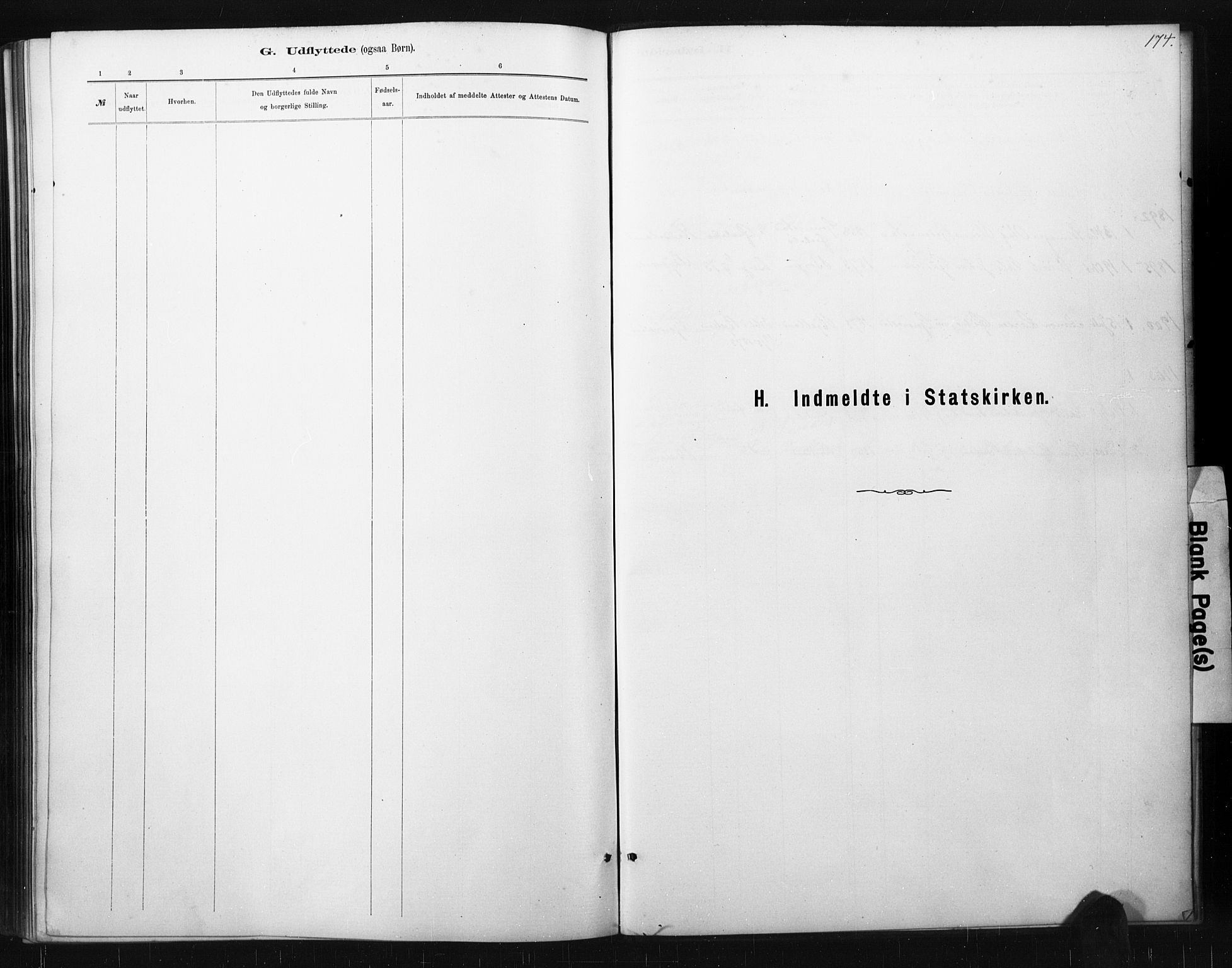 Holum sokneprestkontor, SAK/1111-0022/F/Fa/Fac/L0004: Parish register (official) no. A 4, 1884-1907, p. 174