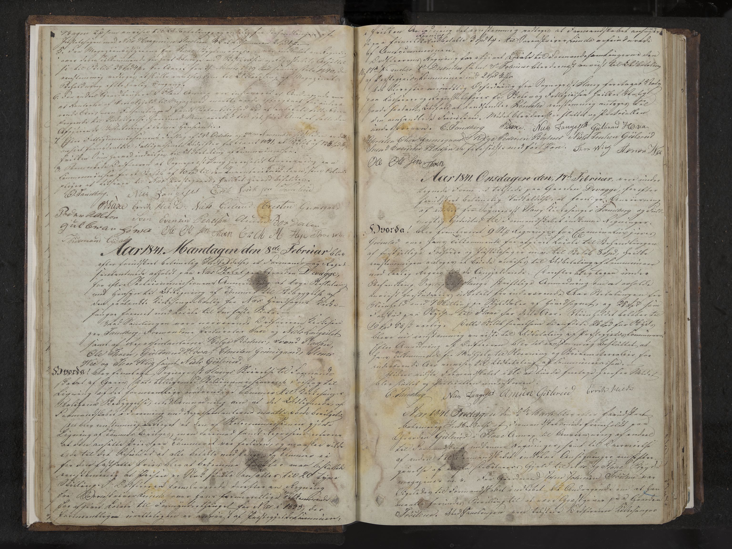 Nes formannskap og sentraladministrasjon, IKAK/0616021-1/A/Aa/L0001: Møtebok med register, 1838-1875, p. 27