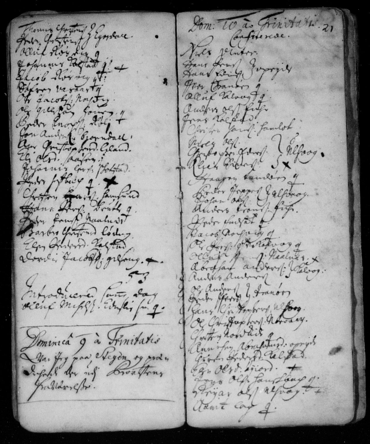 Ministerialprotokoller, klokkerbøker og fødselsregistre - Nordland, AV/SAT-A-1459/859/L0840: Parish register (official) no. 859A00, 1708-1738, p. 21