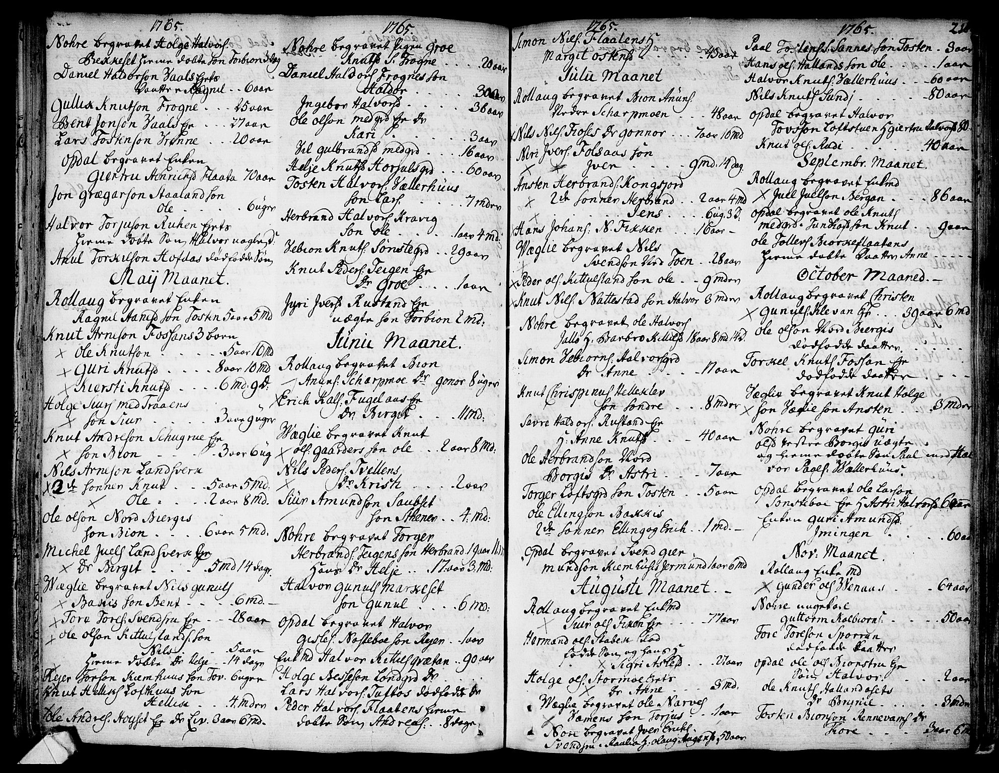 Rollag kirkebøker, SAKO/A-240/F/Fa/L0003: Parish register (official) no. I 3, 1743-1778, p. 218