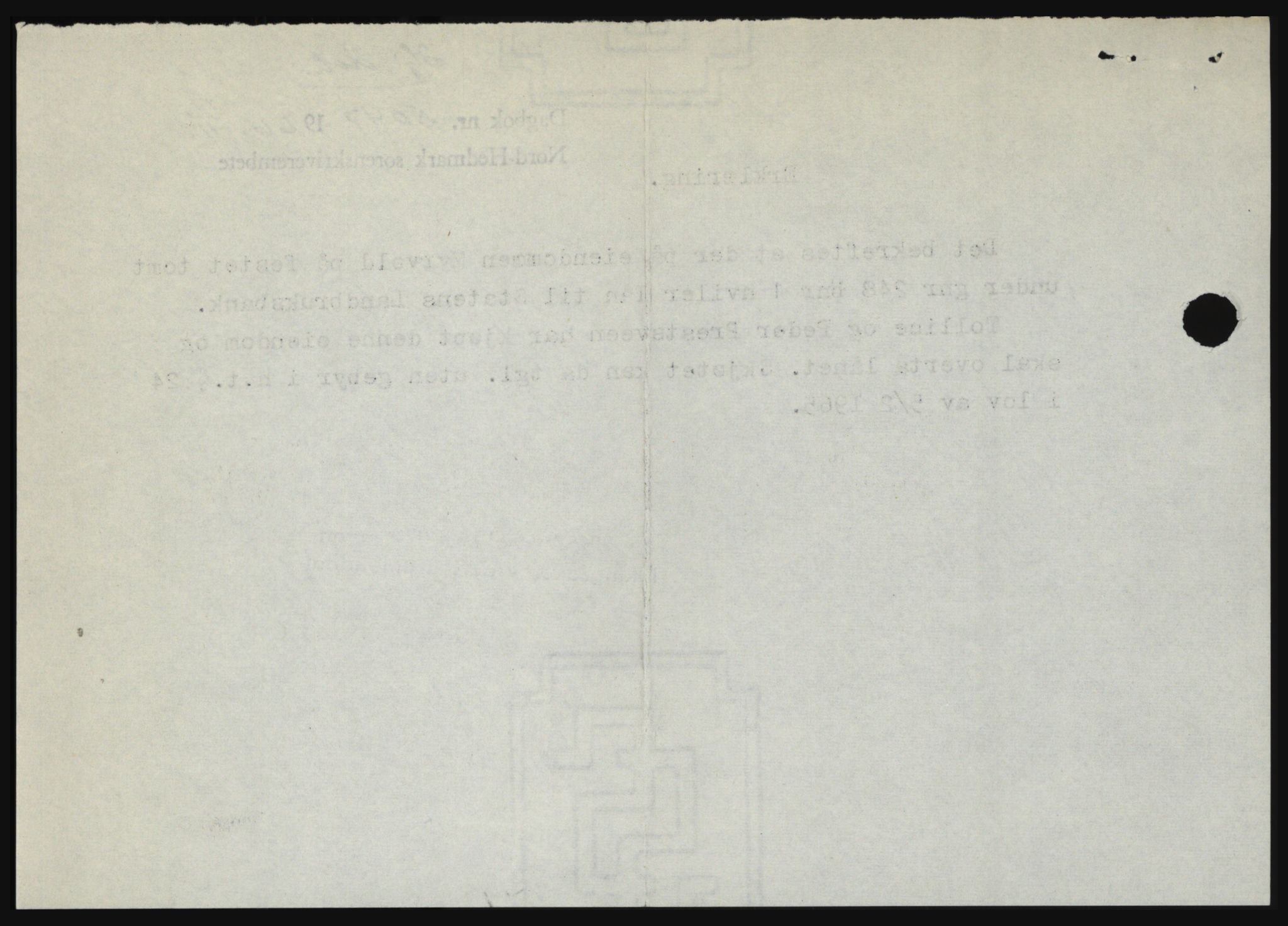 Nord-Hedmark sorenskriveri, SAH/TING-012/H/Hc/L0024: Mortgage book no. 24, 1966-1966, Diary no: : 5047/1966