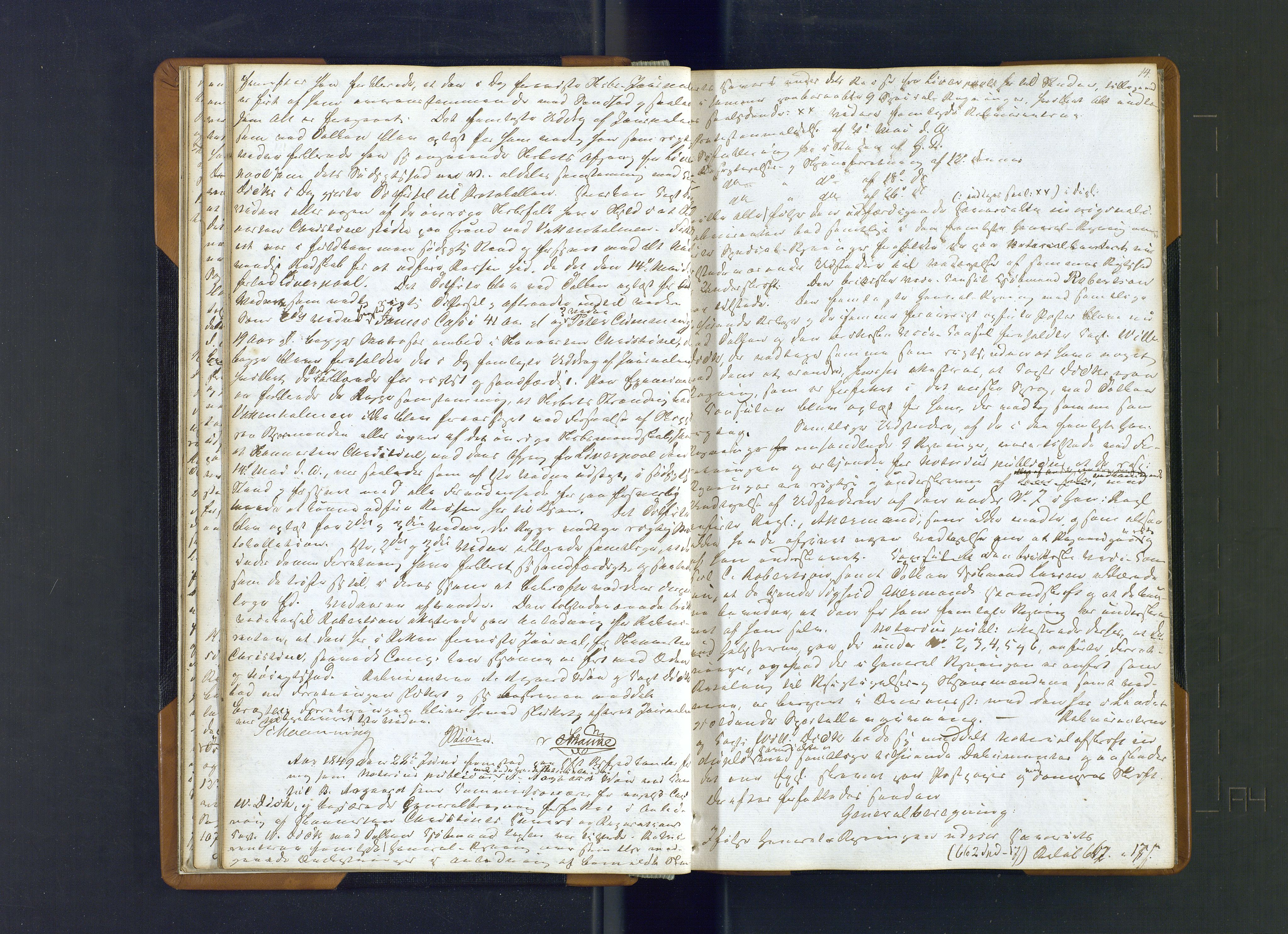 Hammerfest fogderi/sorenskriveri, AV/SATØ-S-0056/1/J/Ja/Jab/L0184: Ekstrarettsprotokoller, 1849-1850, p. 14