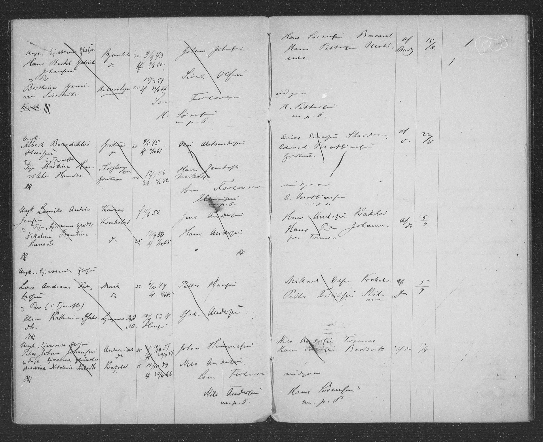 Tromsøysund sokneprestkontor, AV/SATØ-S-1304/H/Hc/L0055: Banns register no. 55, 1875-1880