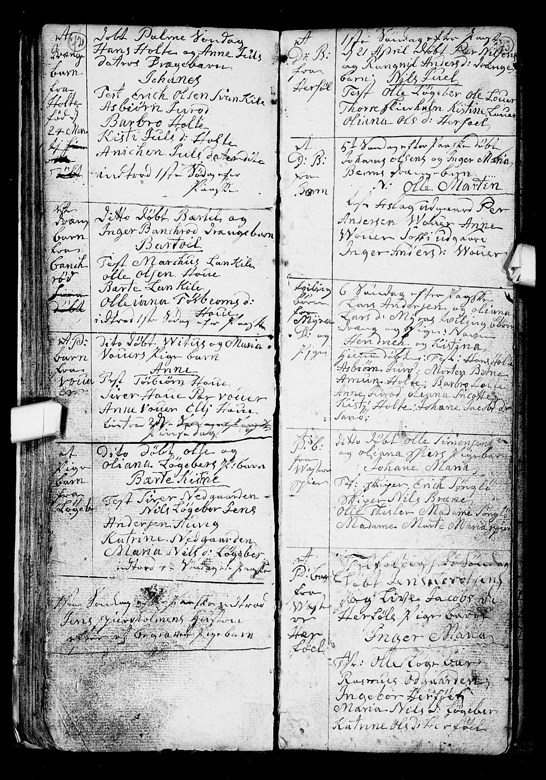 Hvaler prestekontor Kirkebøker, SAO/A-2001/F/Fa/L0002: Parish register (official) no. I 2, 1749-1816, p. 72-73