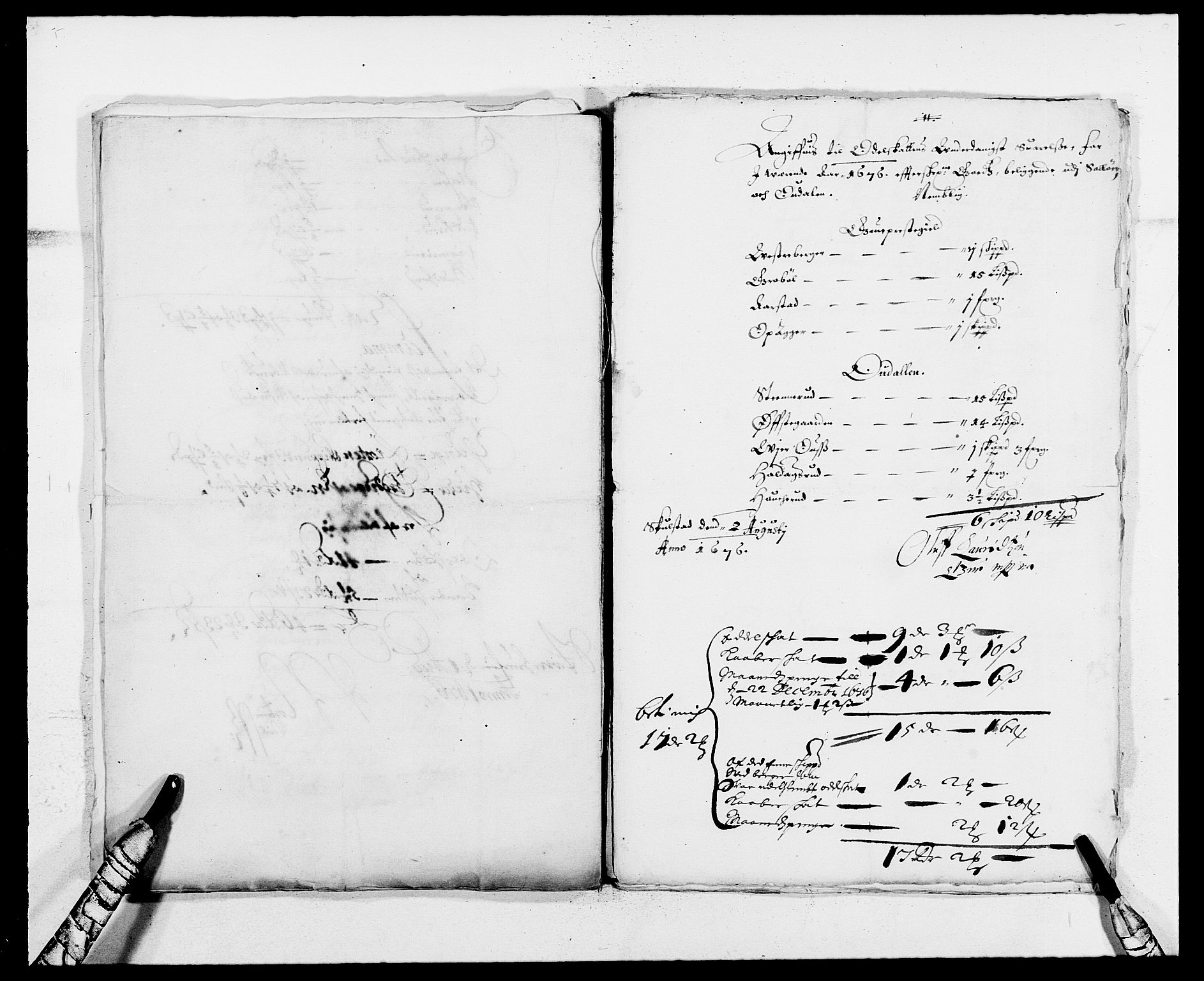 Rentekammeret inntil 1814, Reviderte regnskaper, Fogderegnskap, RA/EA-4092/R13/L0812: Fogderegnskap Solør, Odal og Østerdal, 1676, p. 205