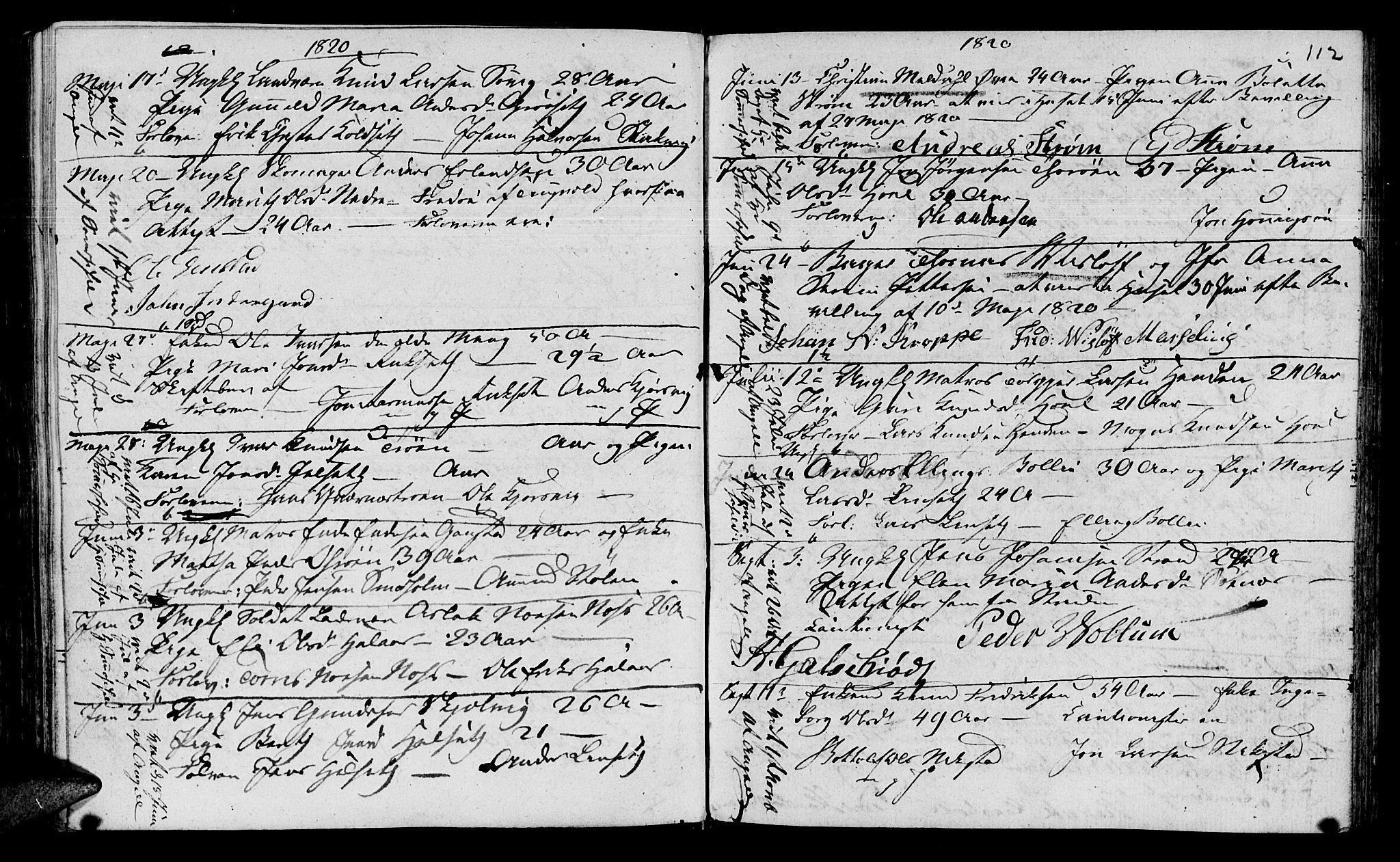 Ministerialprotokoller, klokkerbøker og fødselsregistre - Møre og Romsdal, AV/SAT-A-1454/568/L0795: Parish register (official) no. 568A04, 1802-1845, p. 112