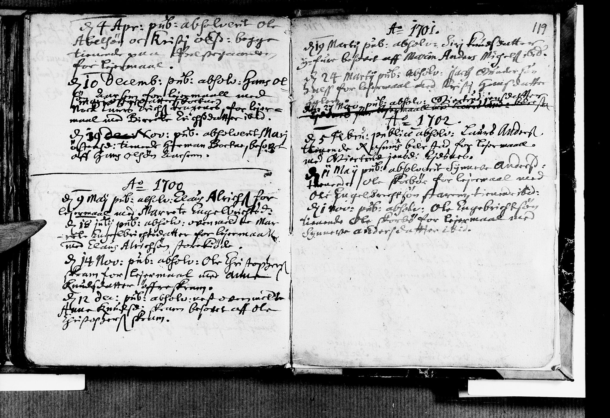 Selje sokneprestembete, AV/SAB-A-99938/H/Ha/Haa/Haaa: Parish register (official) no. A 1, 1668-1696, p. 119