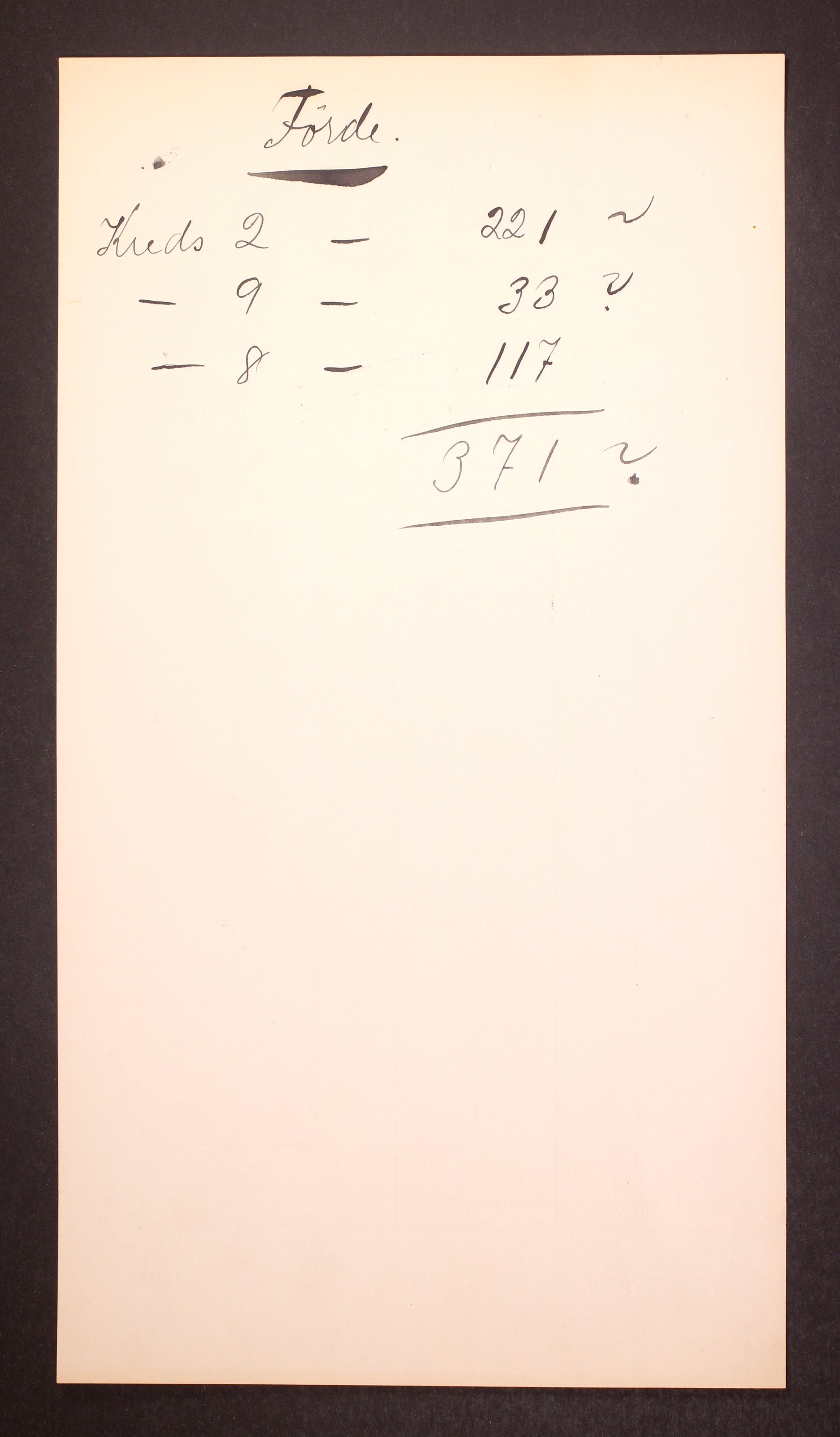 RA, 1910 census for Førde, 1910, p. 5