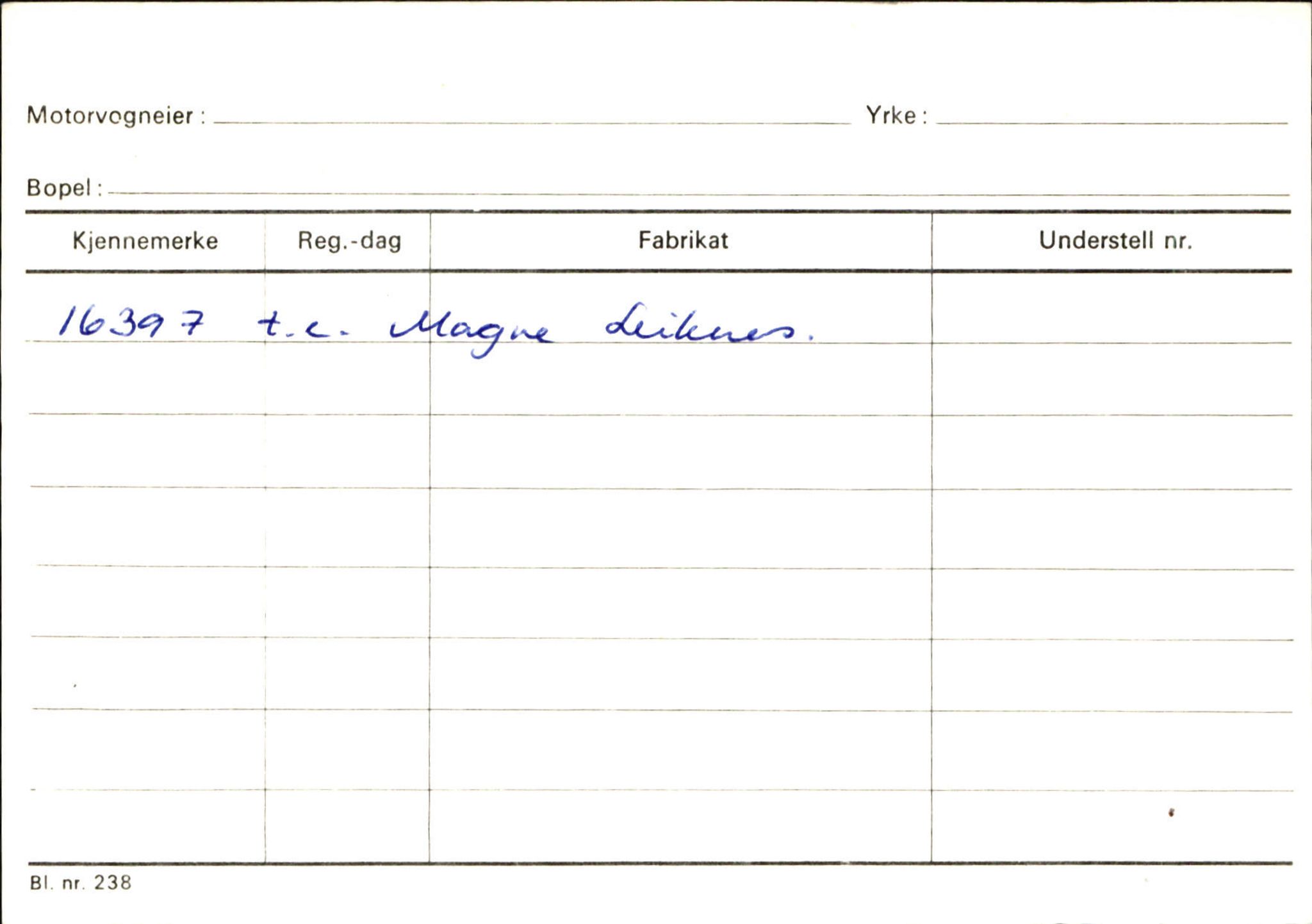 Statens vegvesen, Sogn og Fjordane vegkontor, SAB/A-5301/4/F/L0132: Eigarregister Askvoll A-Å. Balestrand A-Å, 1945-1975, p. 1020