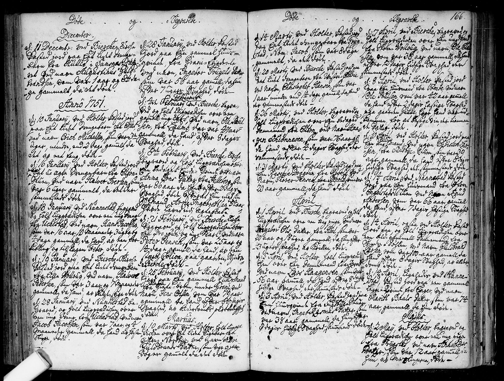 Nannestad prestekontor Kirkebøker, SAO/A-10414a/F/Fa/L0006: Parish register (official) no. I 6, 1739-1754, p. 166