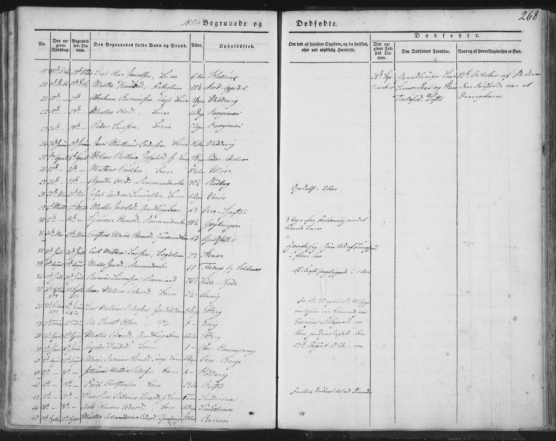 Selje sokneprestembete, AV/SAB-A-99938/H/Ha/Haa/Haaa: Parish register (official) no. A 10, 1844-1858, p. 268