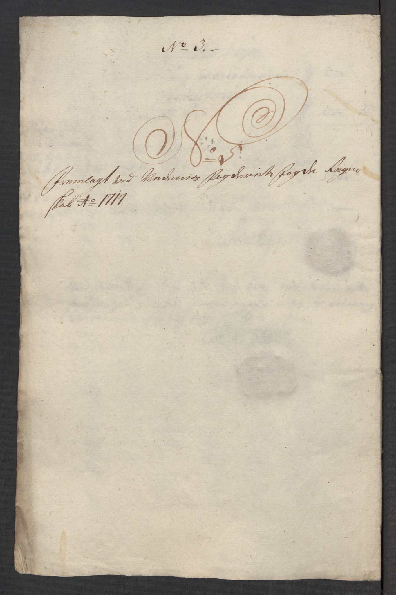 Rentekammeret inntil 1814, Reviderte regnskaper, Fogderegnskap, AV/RA-EA-4092/R39/L2326: Fogderegnskap Nedenes, 1717, p. 132