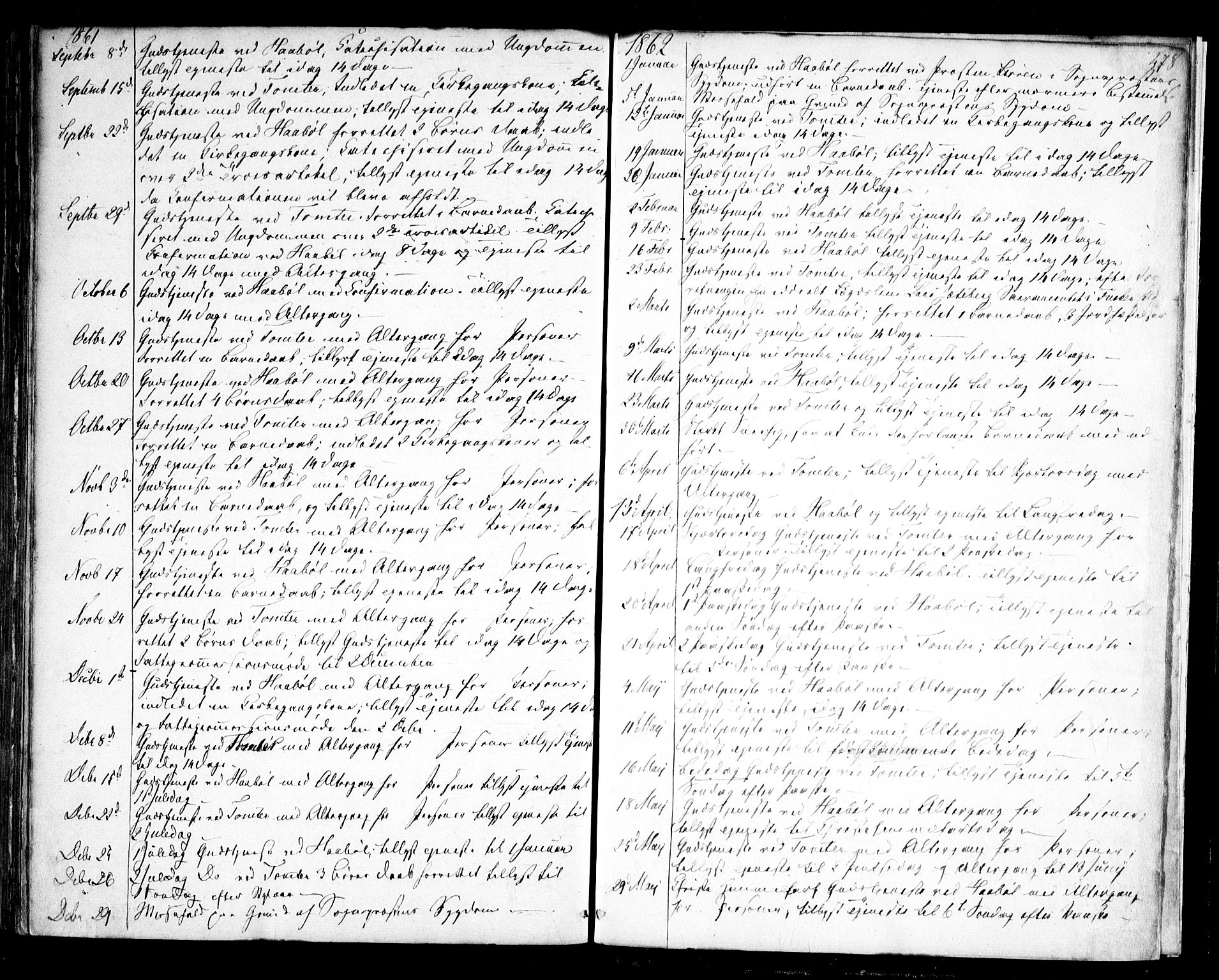 Hobøl prestekontor Kirkebøker, AV/SAO-A-2002/F/Fa/L0003: Parish register (official) no. I 3, 1842-1864, p. 478