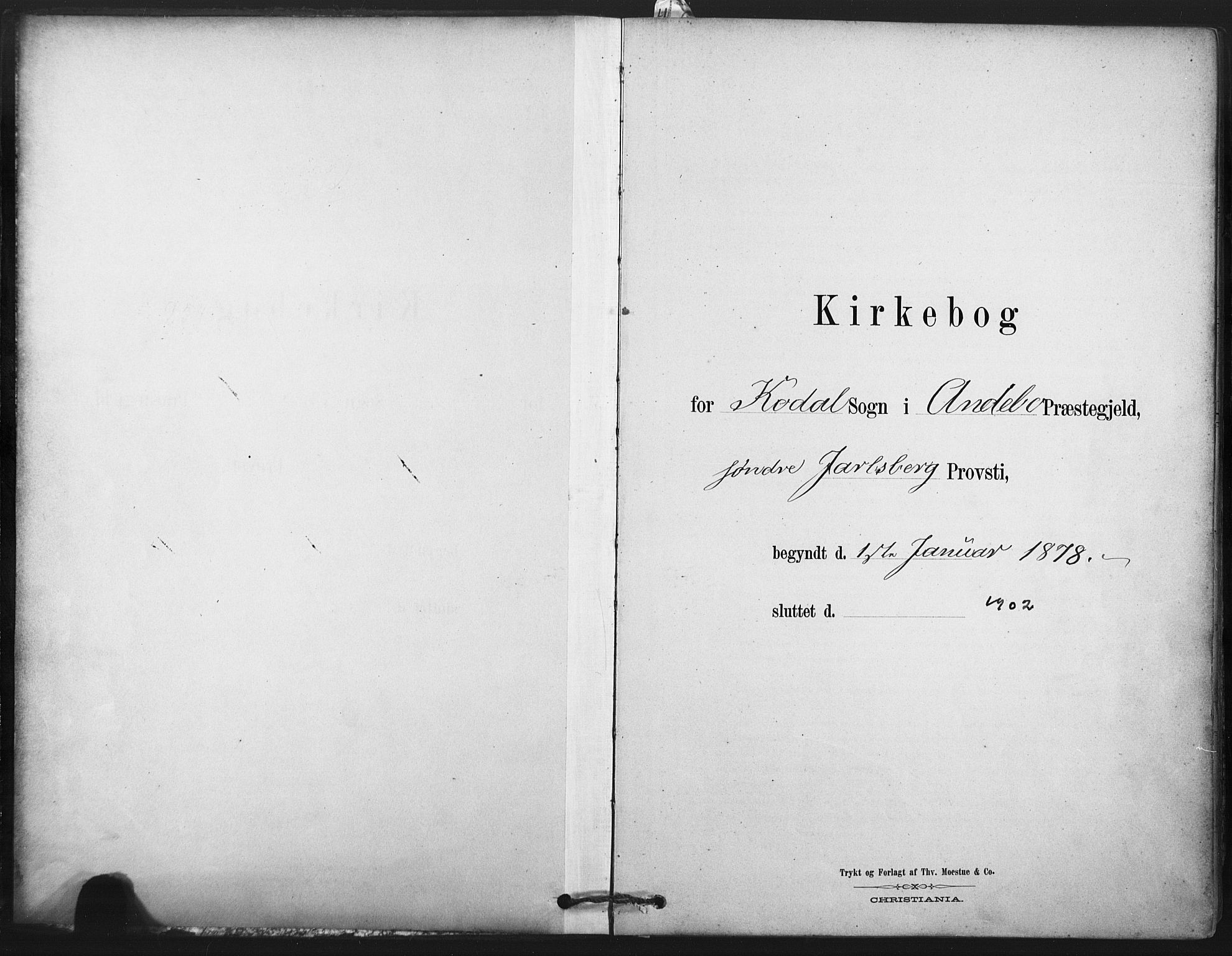 Andebu kirkebøker, AV/SAKO-A-336/F/Fa/L0008: Parish register (official) no. 8, 1878-1902