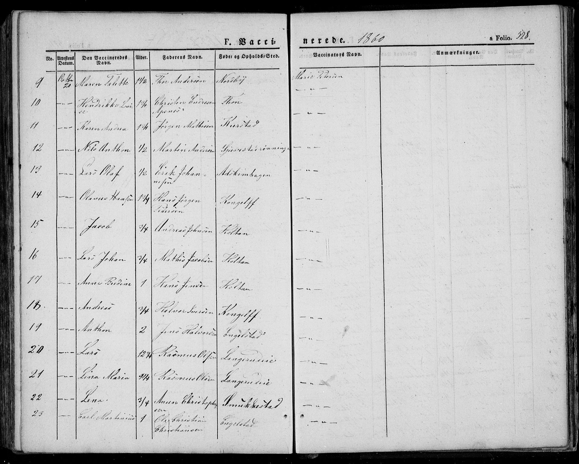 Lardal kirkebøker, AV/SAKO-A-350/F/Fa/L0006: Parish register (official) no. I 6, 1835-1860, p. 528