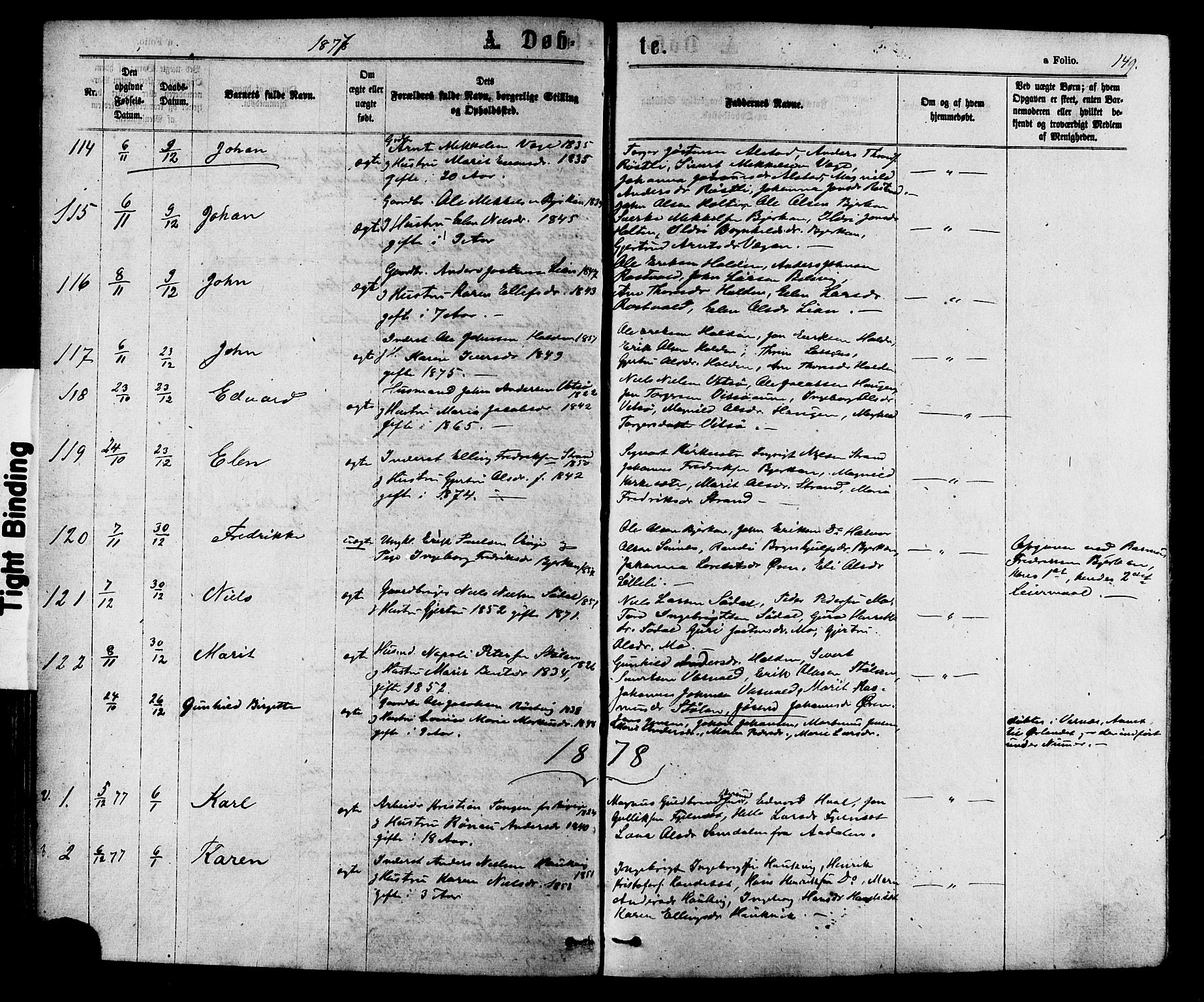 Ministerialprotokoller, klokkerbøker og fødselsregistre - Sør-Trøndelag, SAT/A-1456/630/L0495: Parish register (official) no. 630A08, 1868-1878, p. 149