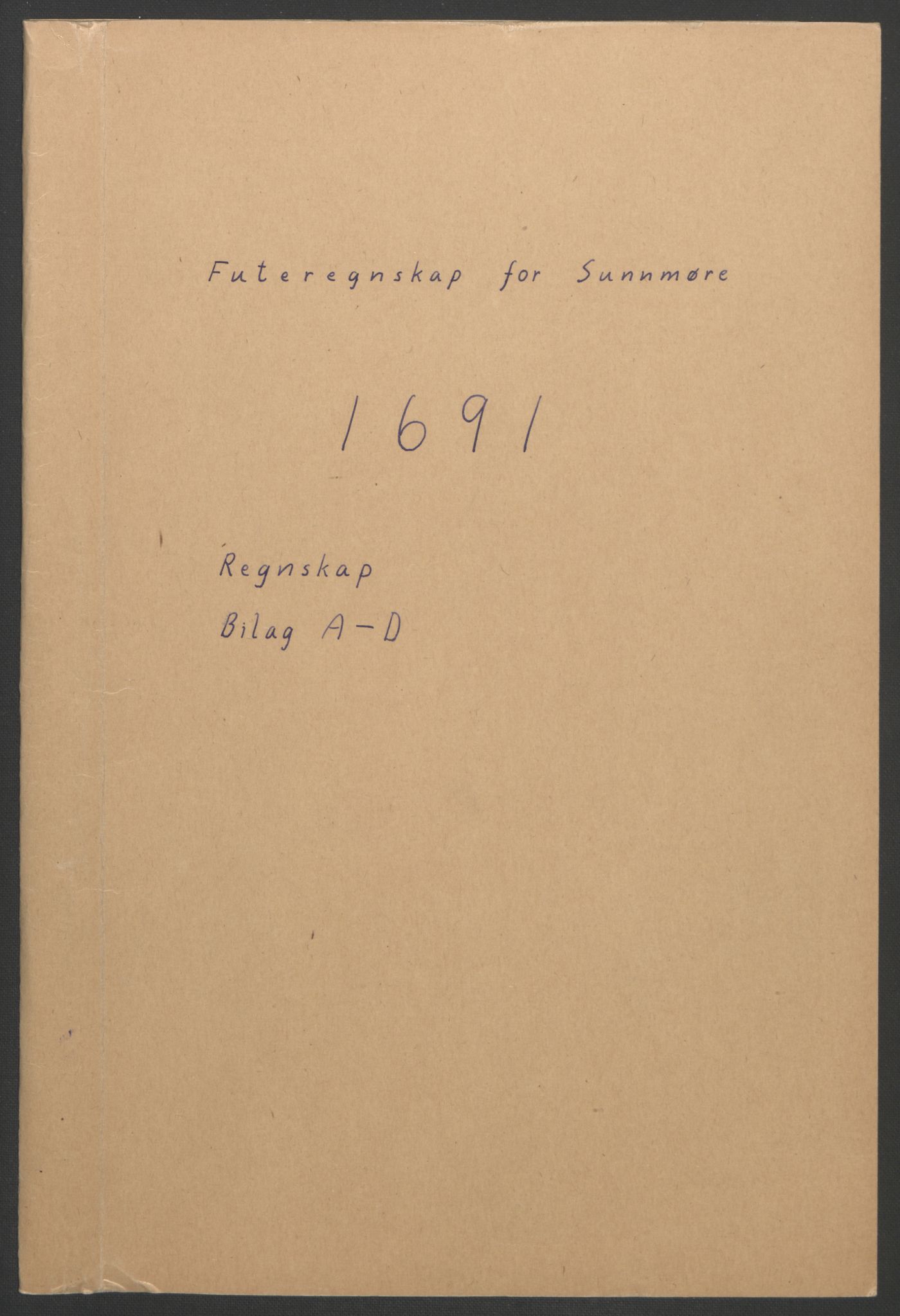 Rentekammeret inntil 1814, Reviderte regnskaper, Fogderegnskap, AV/RA-EA-4092/R54/L3554: Fogderegnskap Sunnmøre, 1691-1693, p. 3