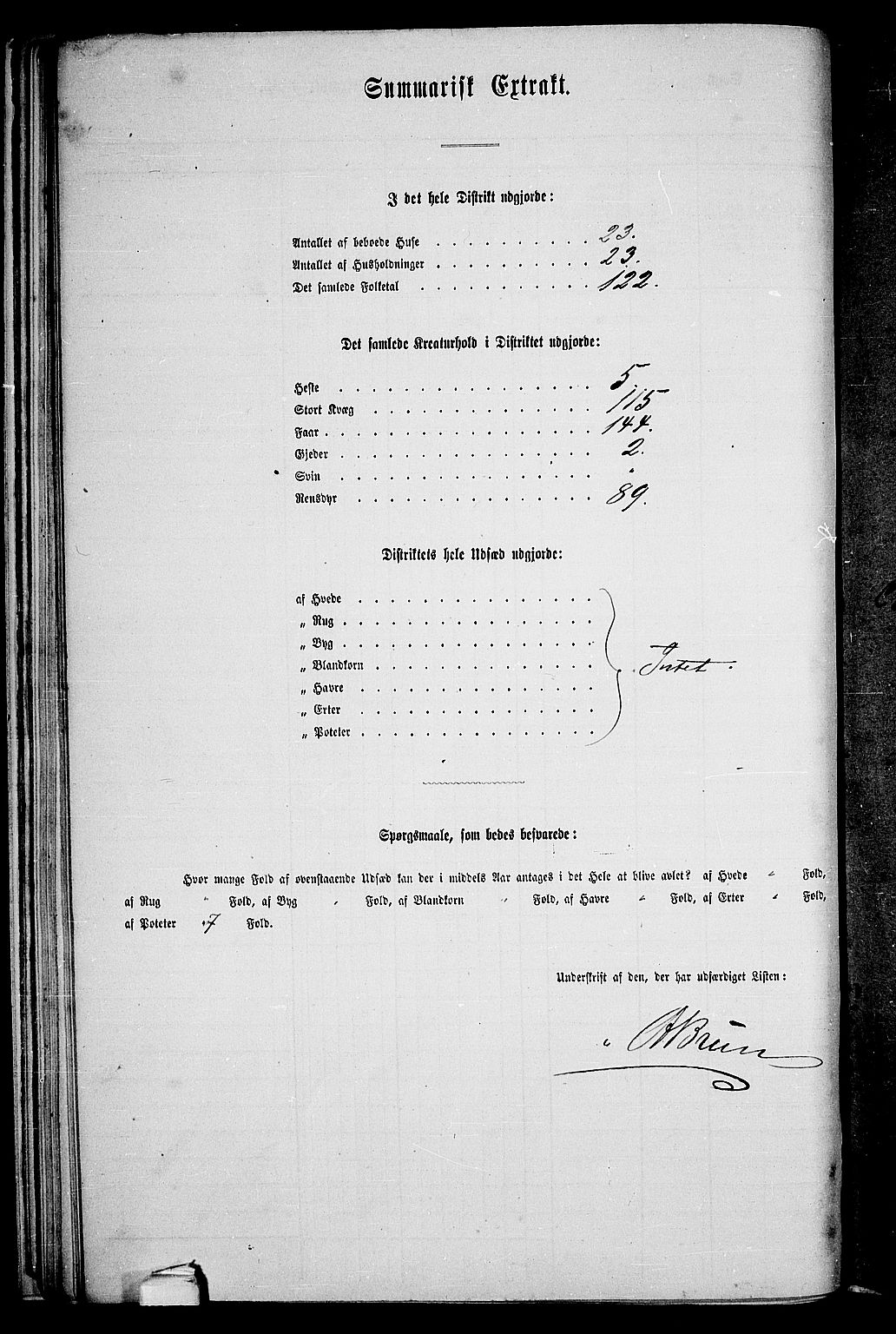 RA, 1865 census for Nesseby, 1865, p. 31