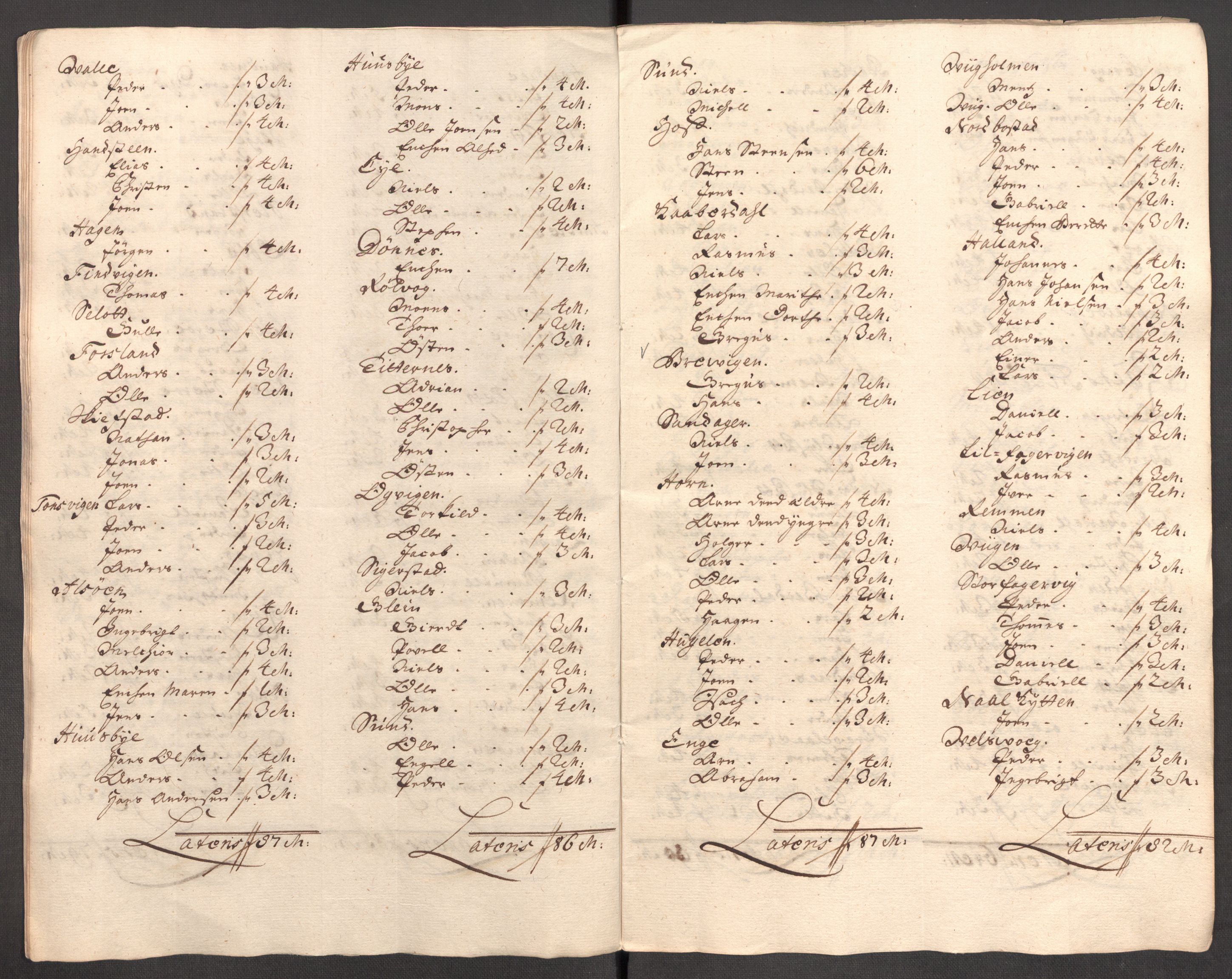 Rentekammeret inntil 1814, Reviderte regnskaper, Fogderegnskap, AV/RA-EA-4092/R65/L4511: Fogderegnskap Helgeland, 1710-1711, p. 483