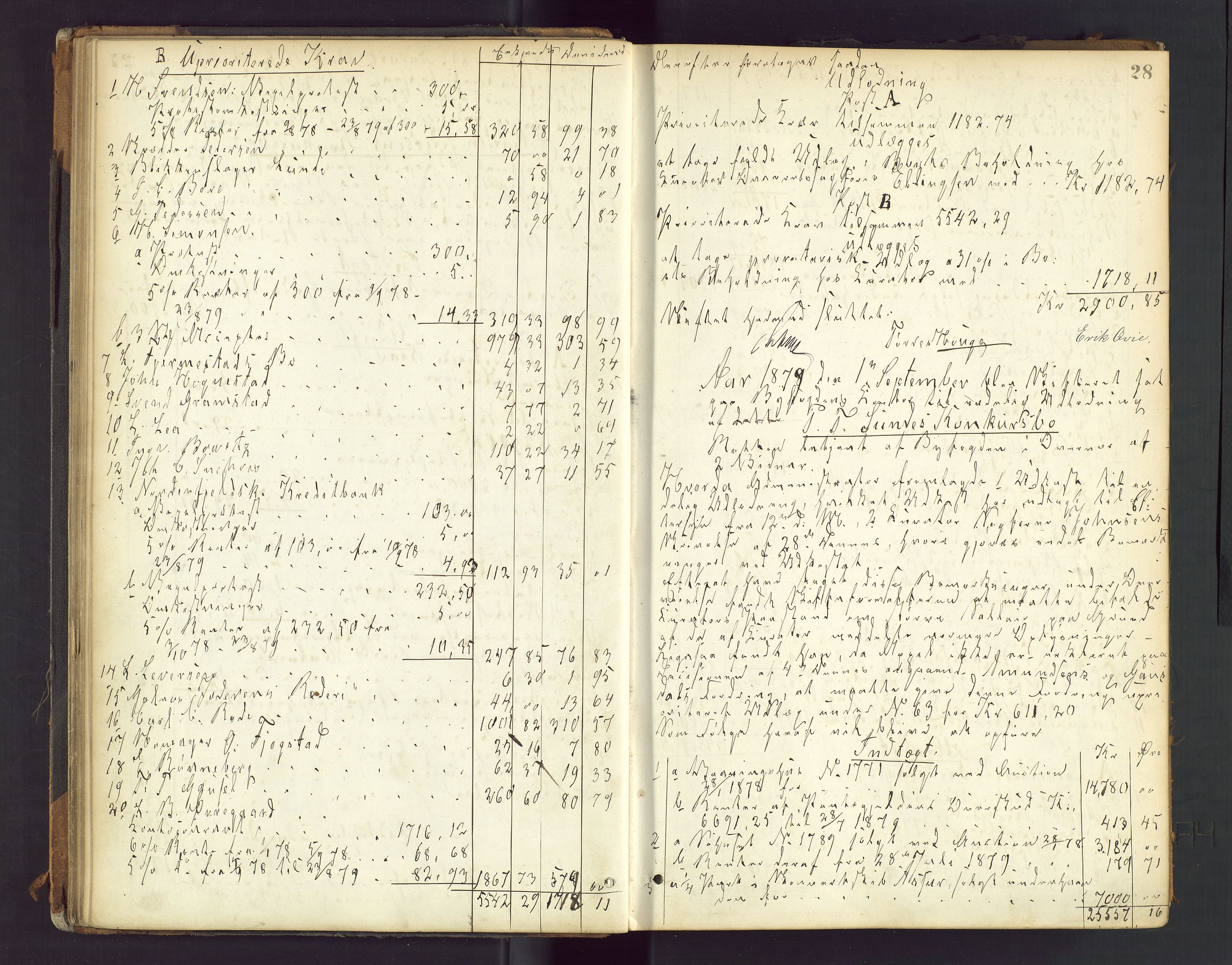 Stavanger byfogd, AV/SAST-A-101408/001/5/50/503BD/L0003: Skifteutlodningsprotokoll, 1878-1885, p. 28