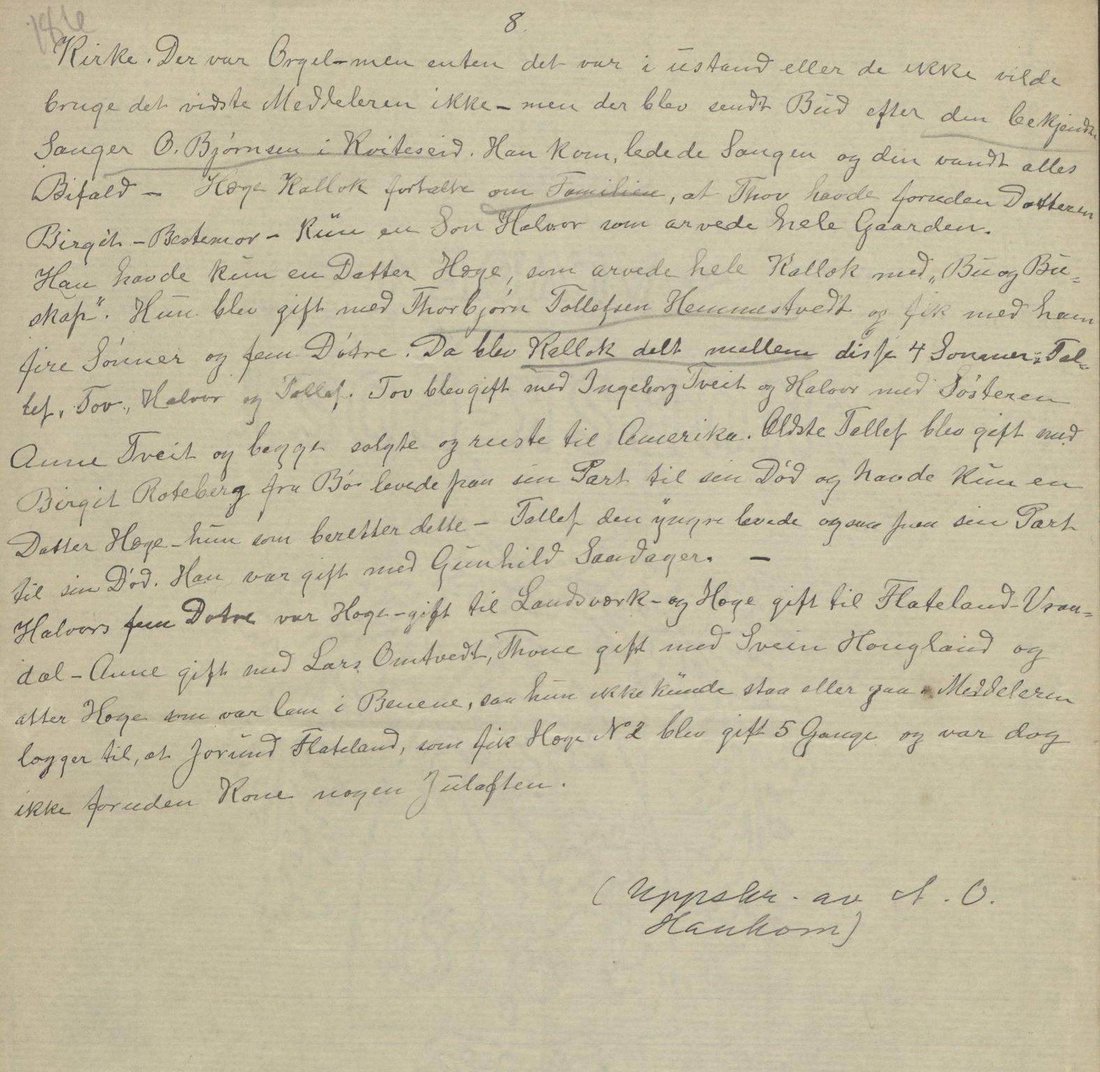 Rikard Berge, TEMU/TGM-A-1003/F/L0004/0053: 101-159 / 157 Manuskript, notatar, brev o.a. Nokre leiker, manuskript, 1906-1908, p. 186