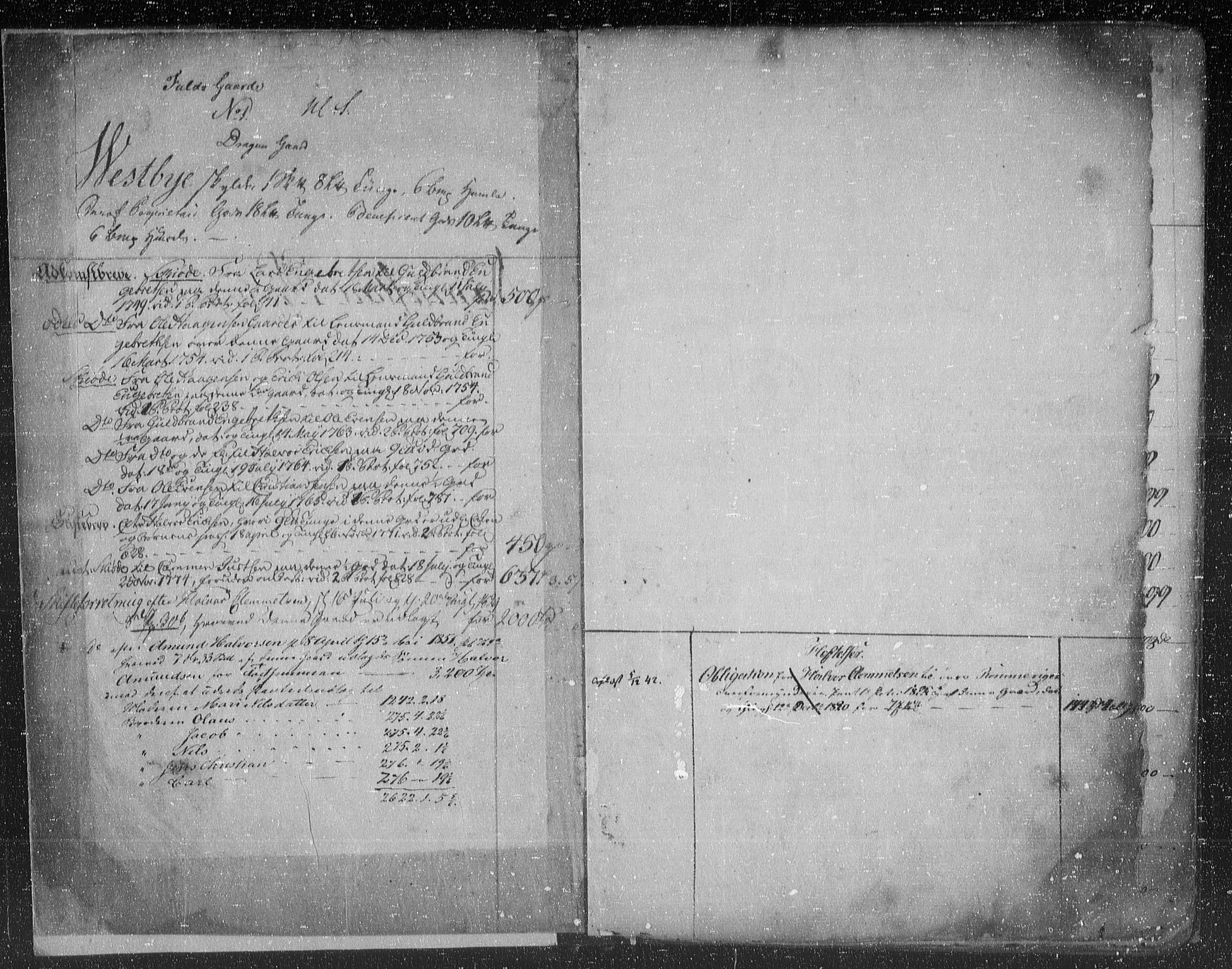 Eidsvoll tingrett, SAO/A-10371/G/Ga/Gaa/L0003: Mortgage register no. A 3, 1748-1853