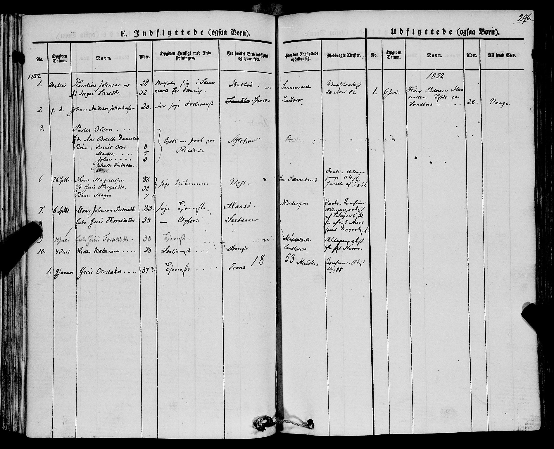 Trondenes sokneprestkontor, SATØ/S-1319/H/Ha/L0009kirke: Parish register (official) no. 9, 1841-1852, p. 296