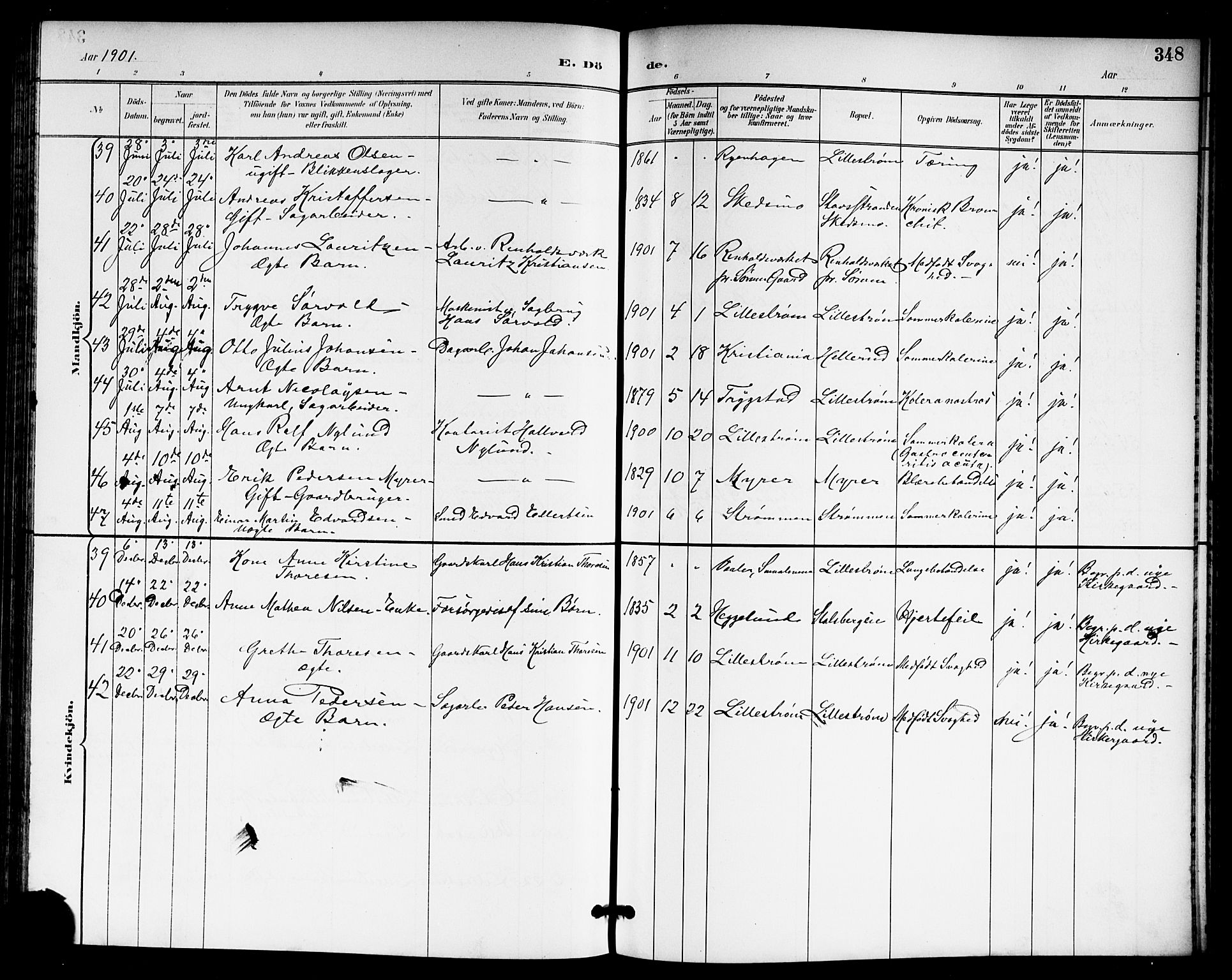 Skedsmo prestekontor Kirkebøker, AV/SAO-A-10033a/G/Ga/L0005a: Parish register (copy) no. I 5A, 1896-1901, p. 348