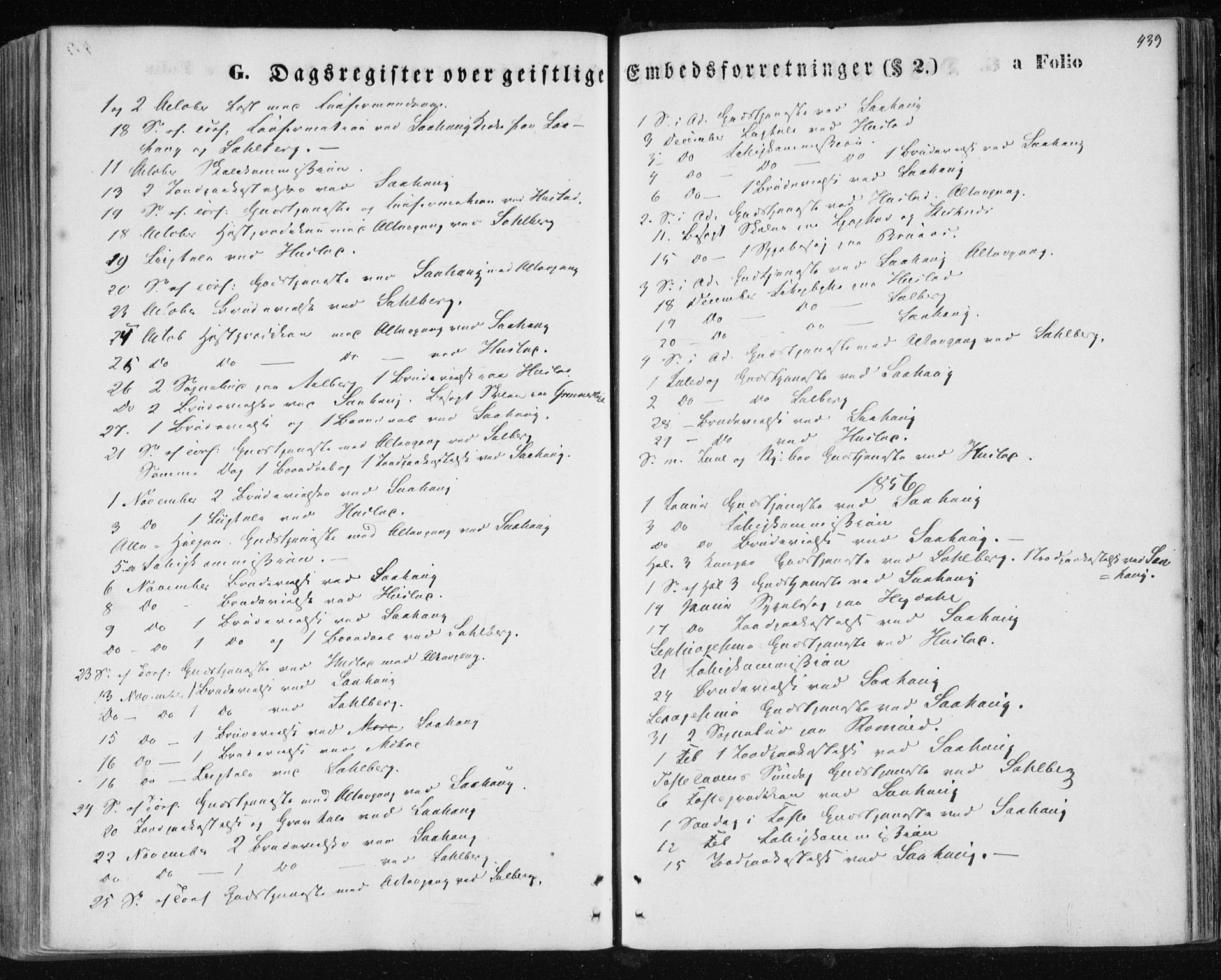 Ministerialprotokoller, klokkerbøker og fødselsregistre - Nord-Trøndelag, SAT/A-1458/730/L0283: Parish register (official) no. 730A08, 1855-1865, p. 439