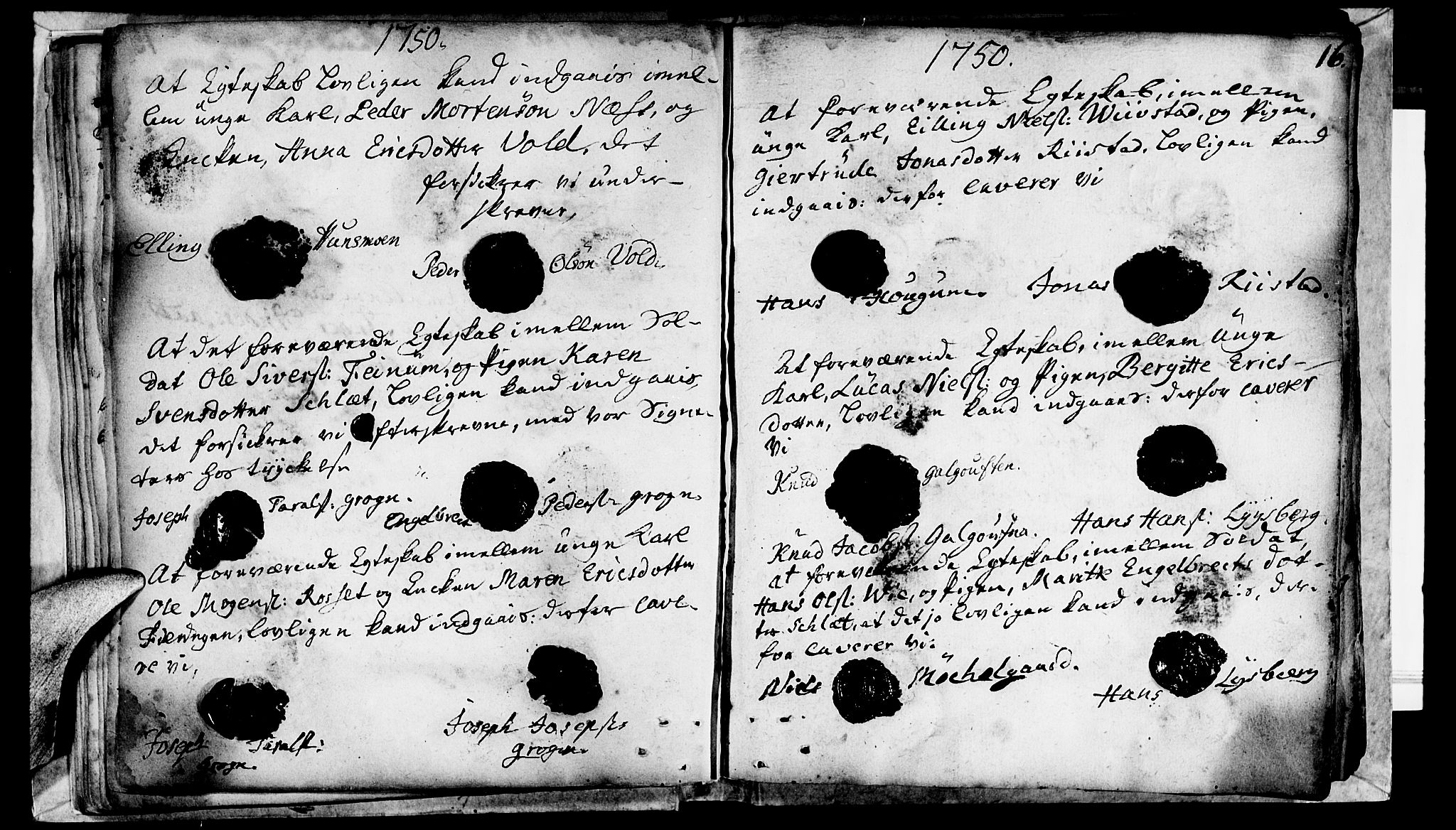 Ministerialprotokoller, klokkerbøker og fødselsregistre - Nord-Trøndelag, SAT/A-1458/764/L0541: Parish register (official) no. 764A01, 1745-1758, p. 16