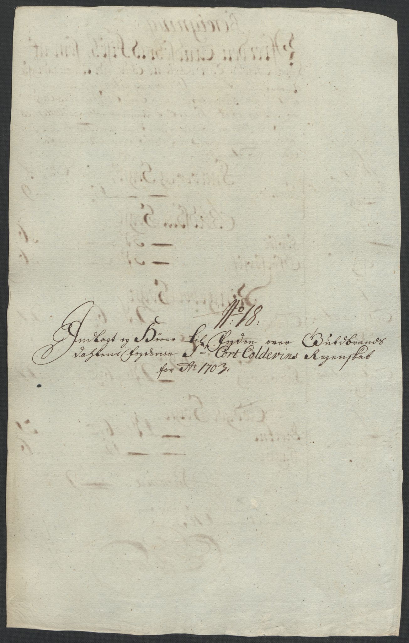 Rentekammeret inntil 1814, Reviderte regnskaper, Fogderegnskap, AV/RA-EA-4092/R17/L1176: Fogderegnskap Gudbrandsdal, 1703, p. 132