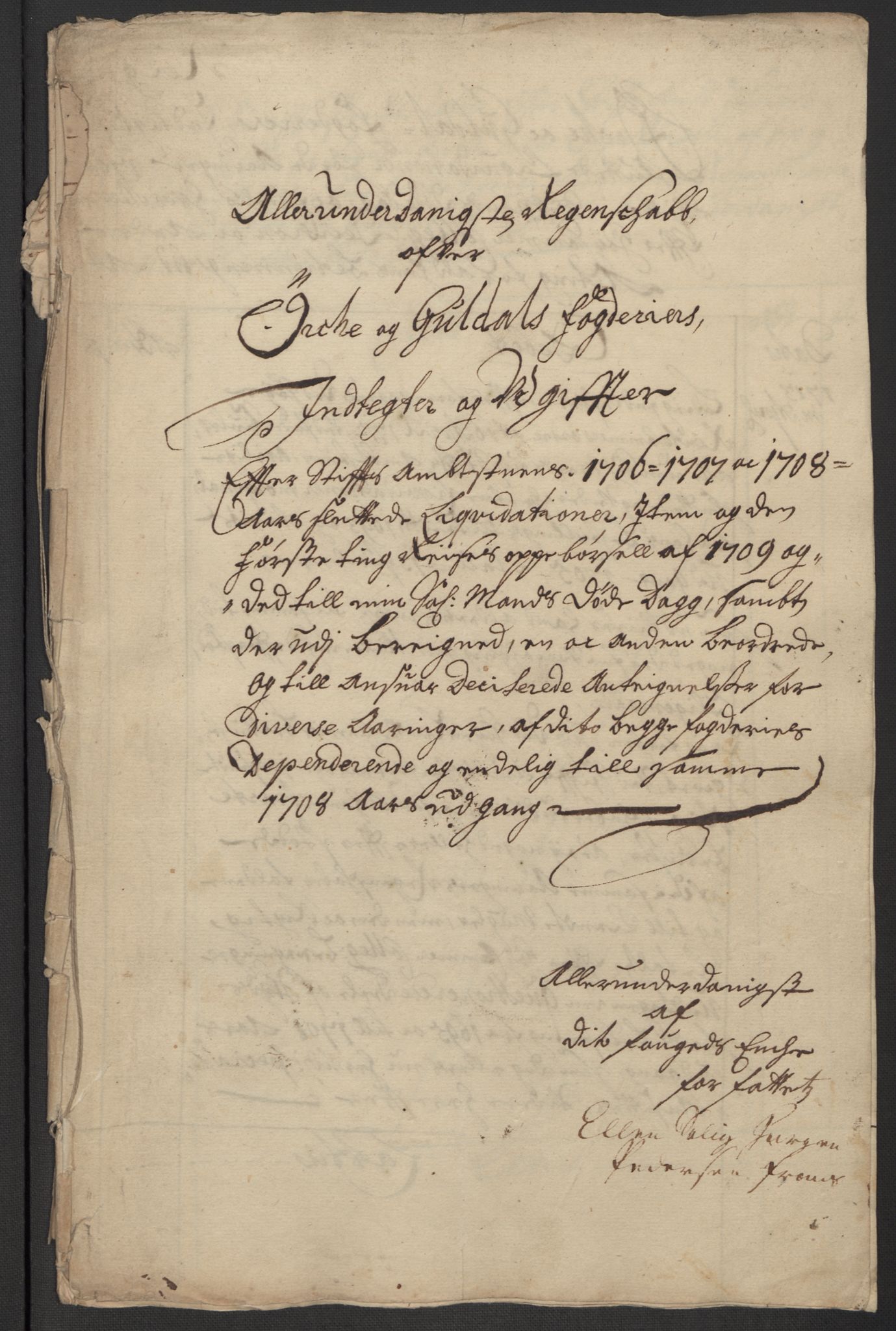 Rentekammeret inntil 1814, Reviderte regnskaper, Fogderegnskap, AV/RA-EA-4092/R60/L3958: Fogderegnskap Orkdal og Gauldal, 1708, p. 523