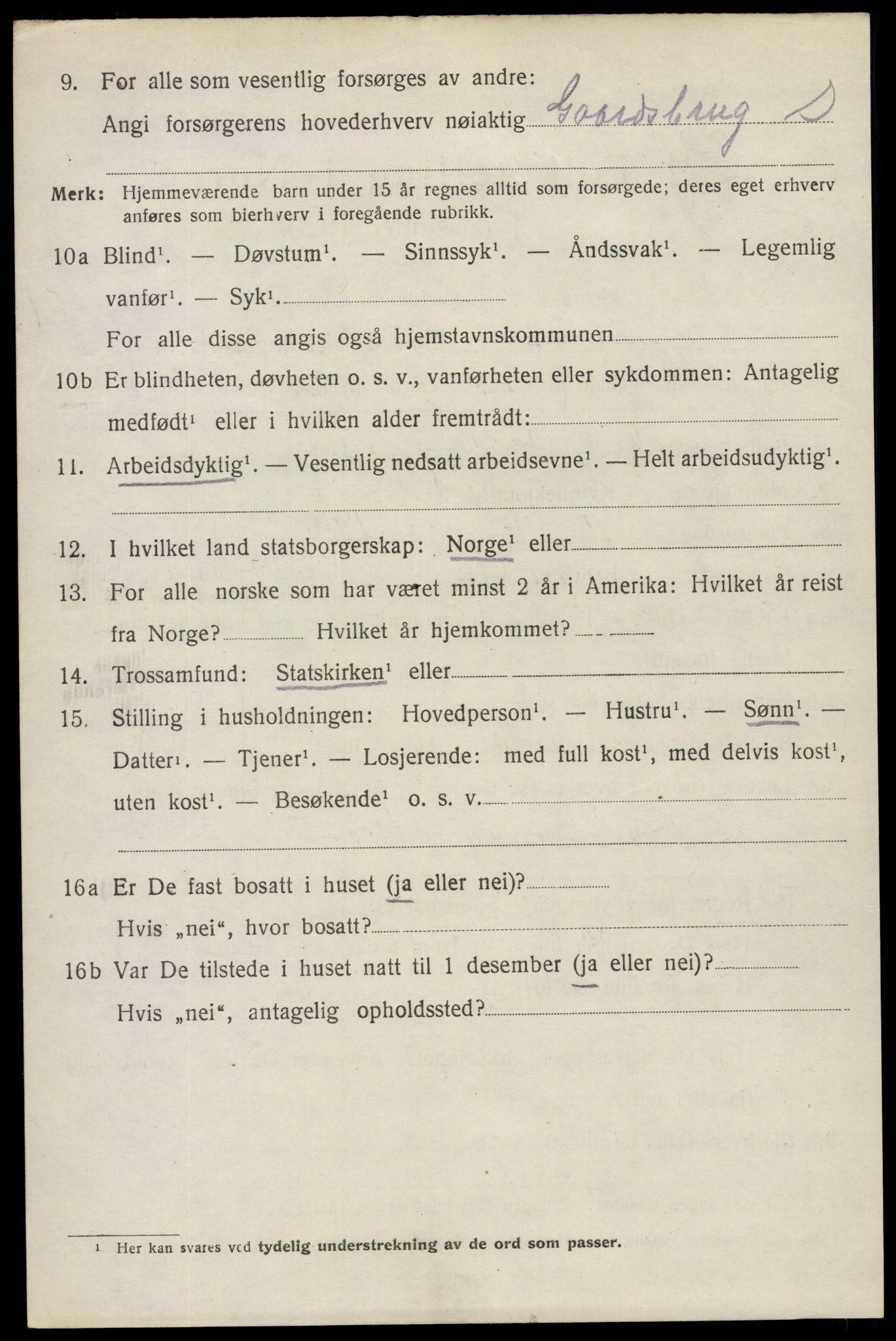 SAO, 1920 census for Skiptvet, 1920, p. 5200