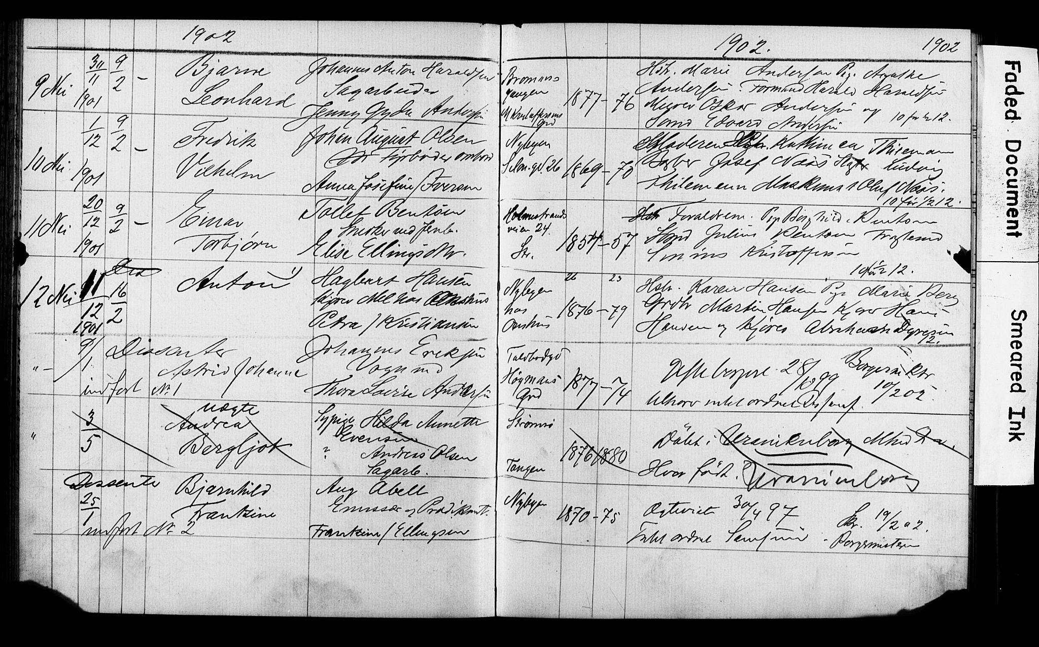 Strømsø kirkebøker, SAKO/A-246/Y/Ya/L0005: Parish register draft no. I 5, 1897-1903