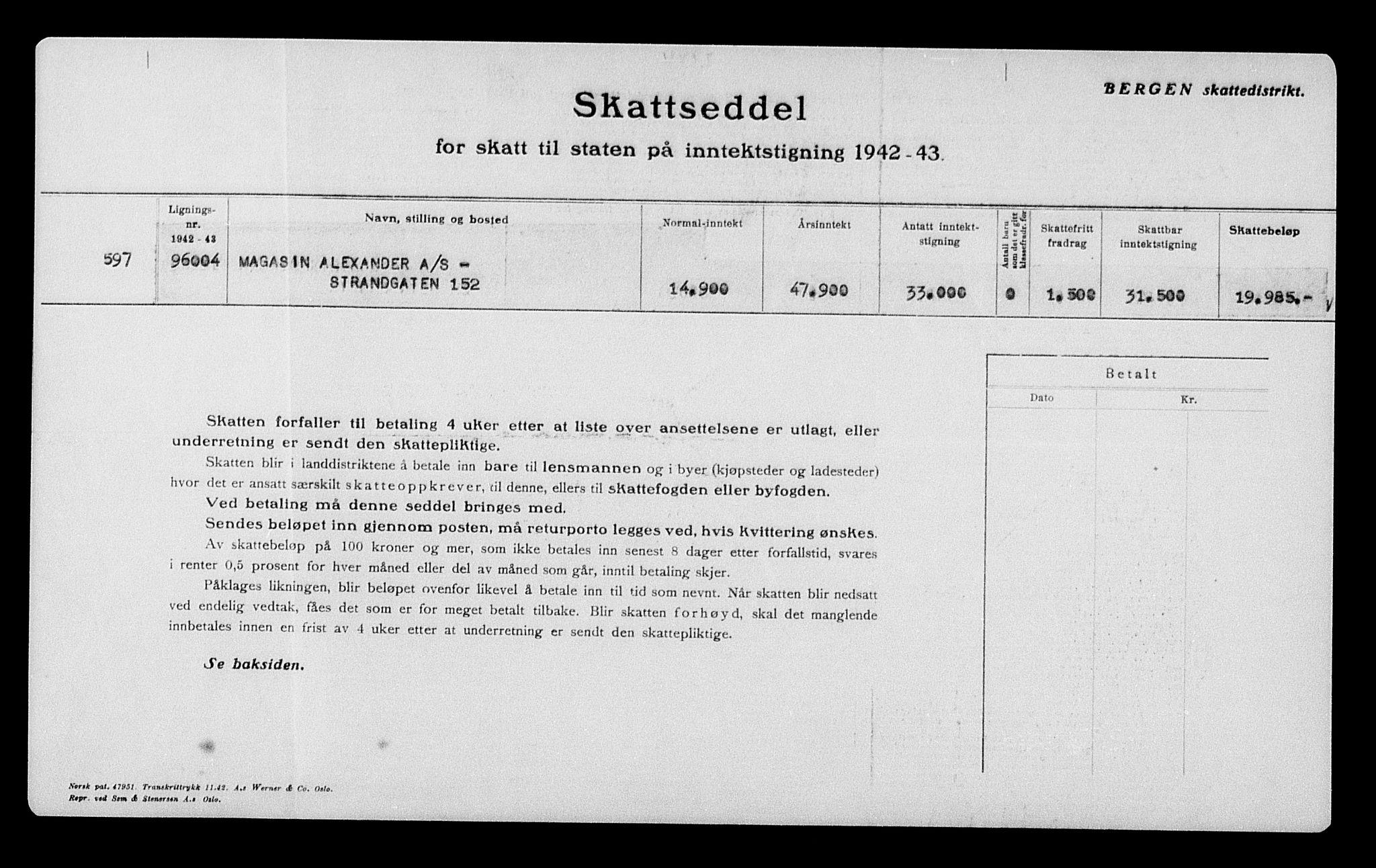 Justisdepartementet, Tilbakeføringskontoret for inndratte formuer, AV/RA-S-1564/H/Hc/Hcd/L0994: --, 1945-1947, p. 381