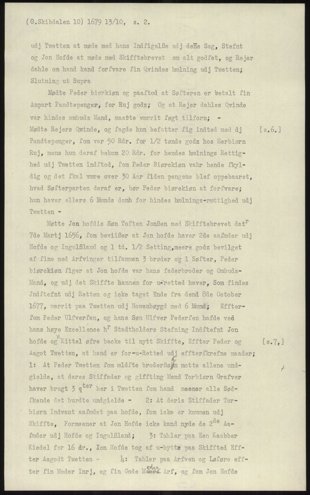 Samlinger til kildeutgivelse, Diplomavskriftsamlingen, AV/RA-EA-4053/H/Ha, p. 2956