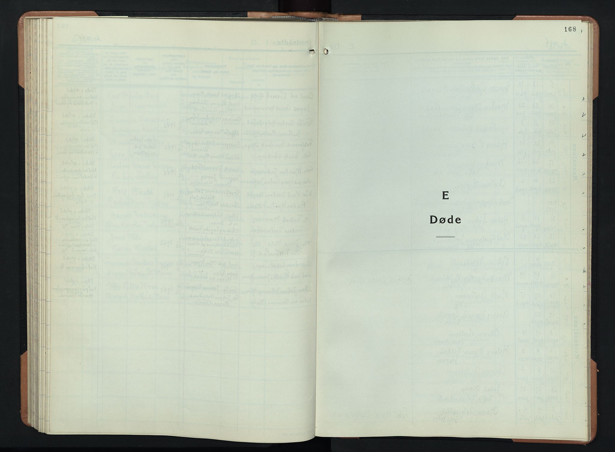 Lunner prestekontor, SAH/PREST-118/H/Ha/Hab/L0003: Parish register (copy) no. 3, 1933-1945, p. 168
