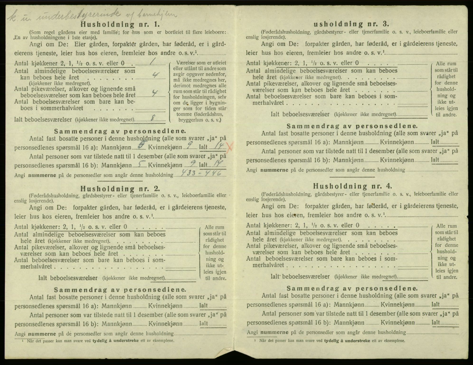 SAB, 1920 census for Fana, 1920, p. 3513