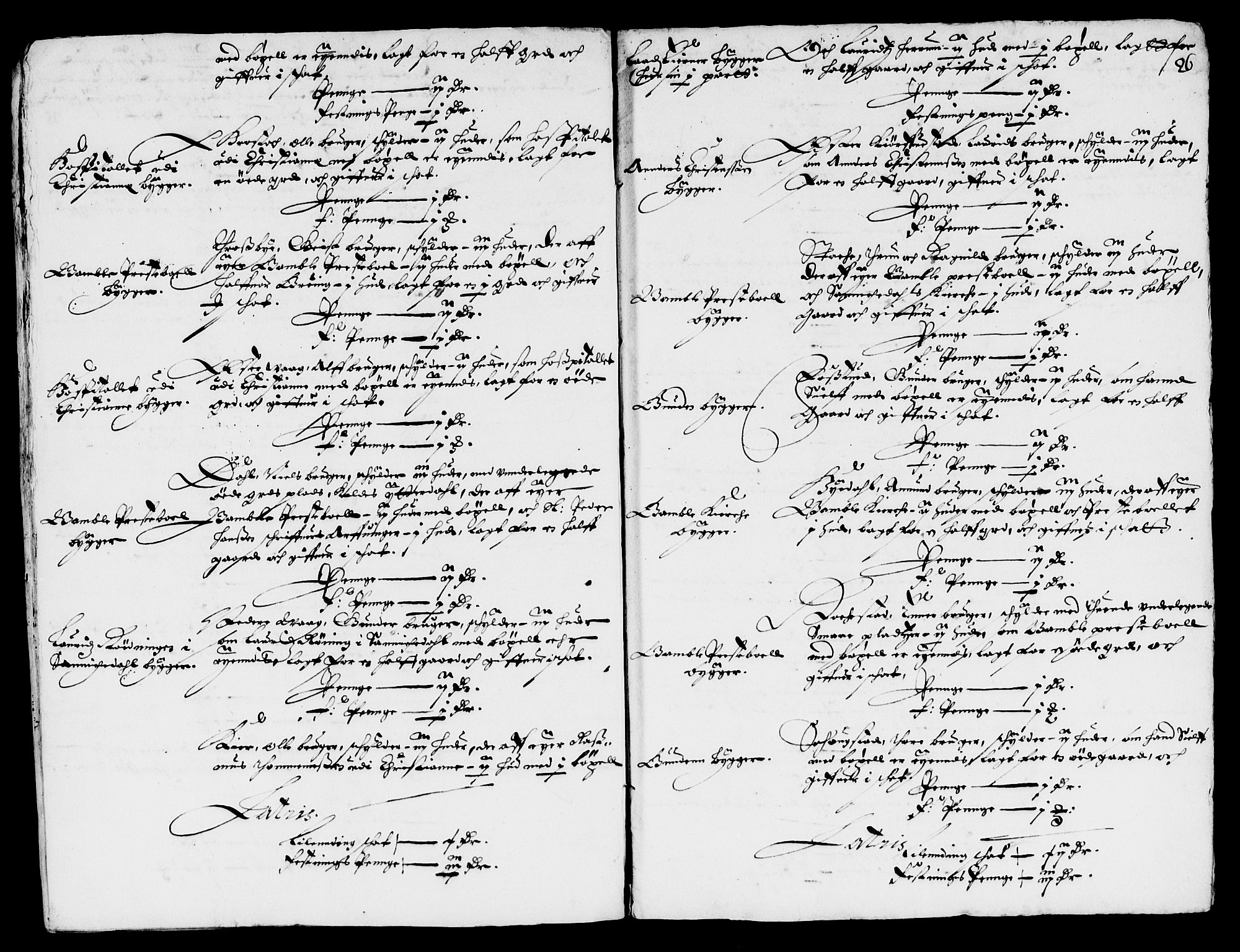 Rentekammeret inntil 1814, Reviderte regnskaper, Lensregnskaper, AV/RA-EA-5023/R/Rb/Rbp/L0041: Bratsberg len, 1654-1656