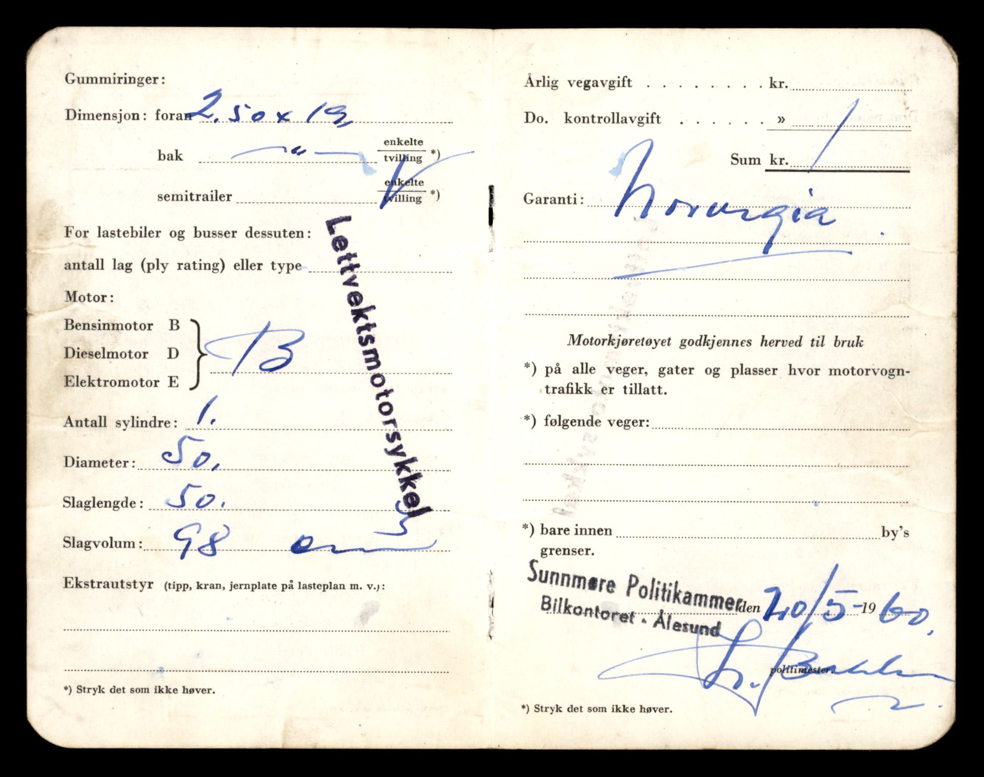 Møre og Romsdal vegkontor - Ålesund trafikkstasjon, AV/SAT-A-4099/F/Fe/L0029: Registreringskort for kjøretøy T 11430 - T 11619, 1927-1998, p. 48