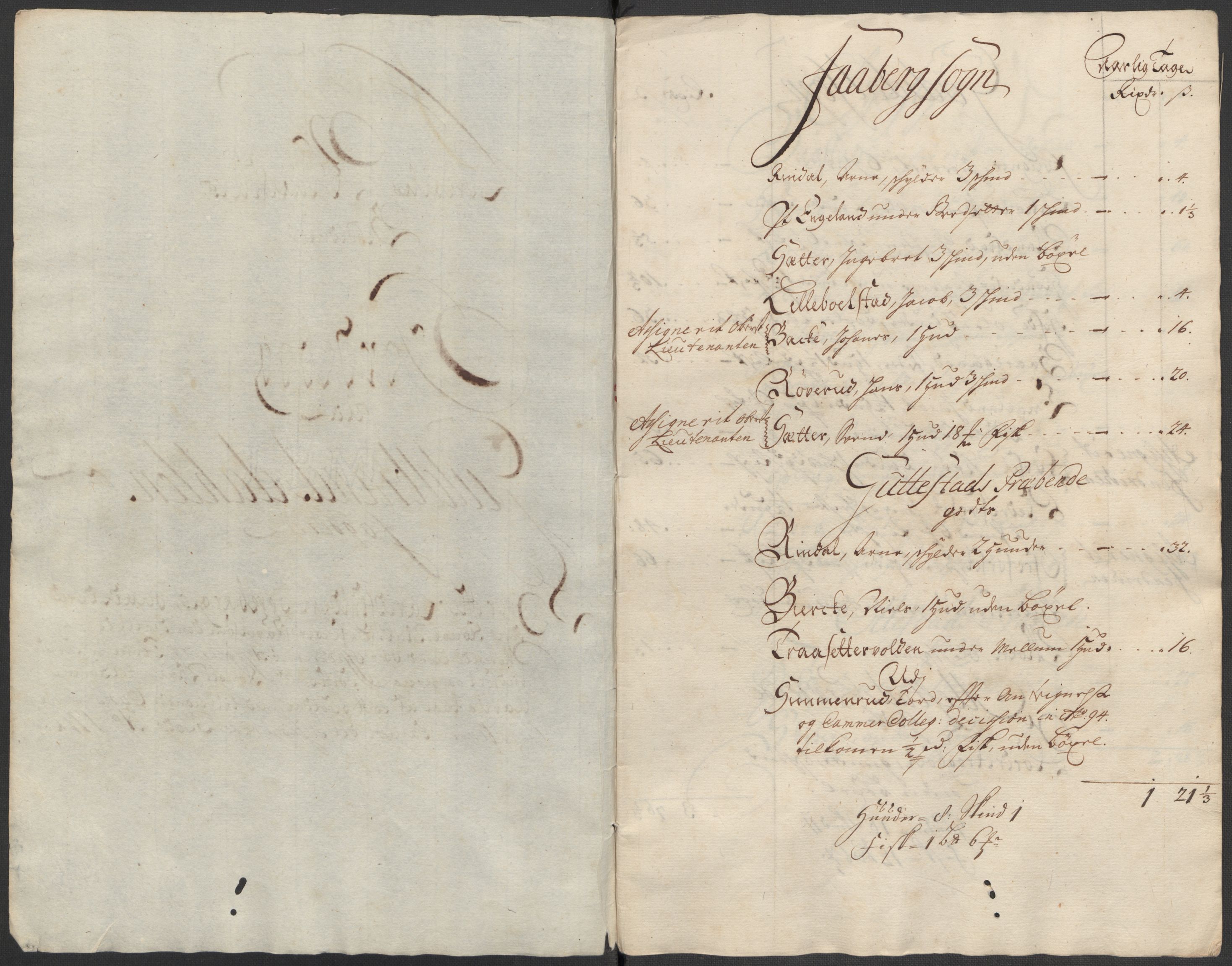 Rentekammeret inntil 1814, Reviderte regnskaper, Fogderegnskap, AV/RA-EA-4092/R17/L1181: Fogderegnskap Gudbrandsdal, 1712, p. 40